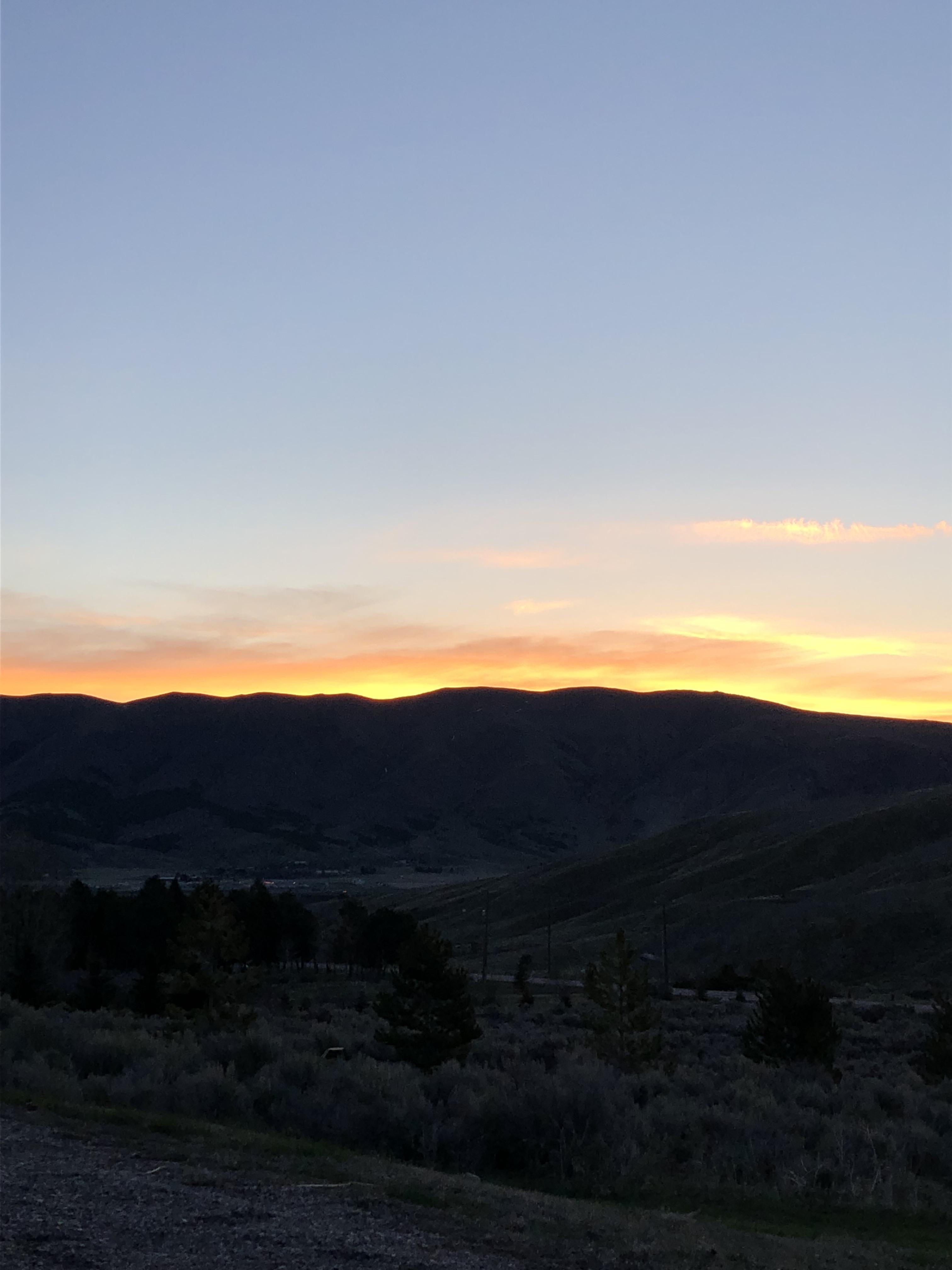 The sunrise here was Beautiful! Idaho makes it worth going to class