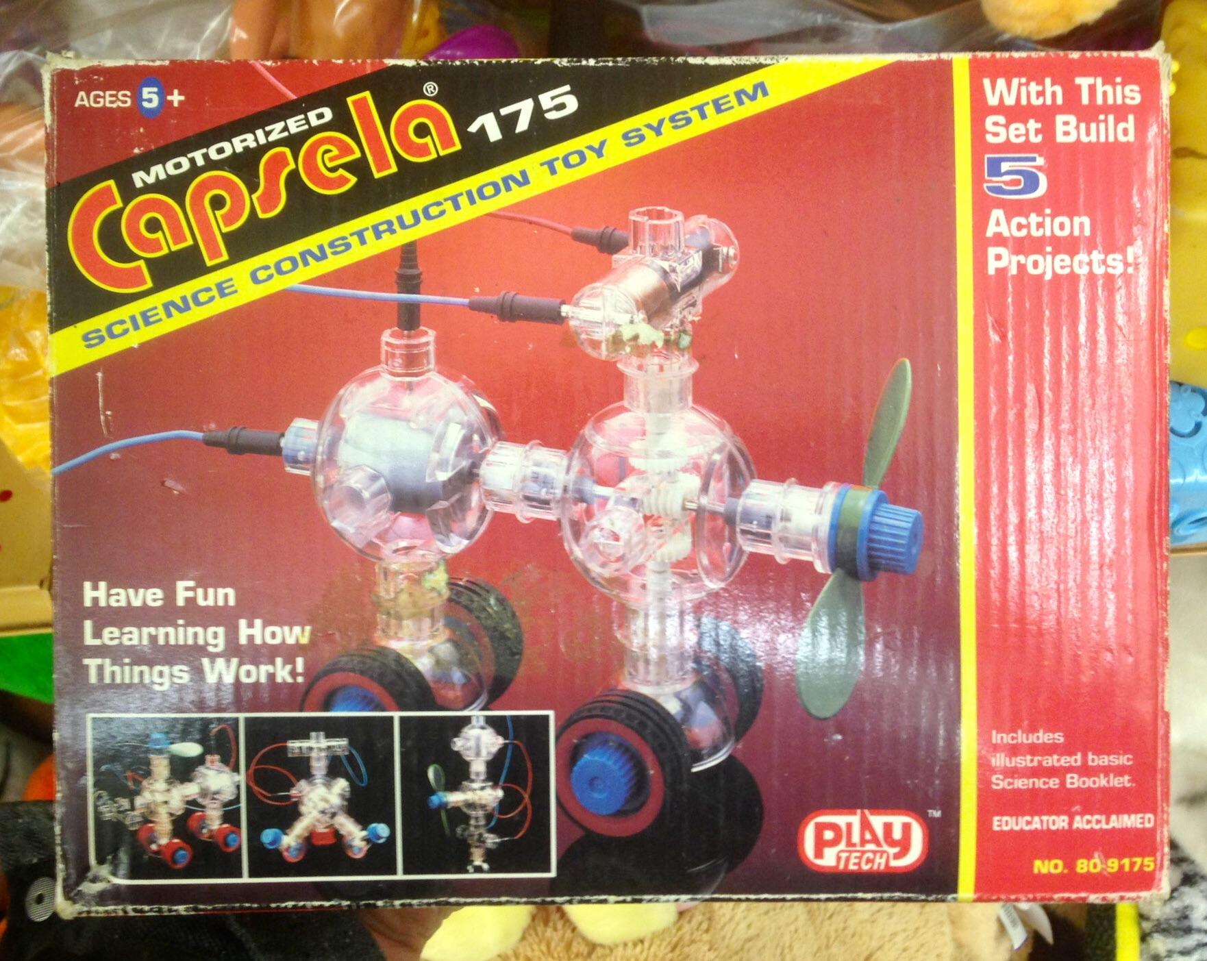 Motorized Capsela Science Construction Toy System r/nostalgia
