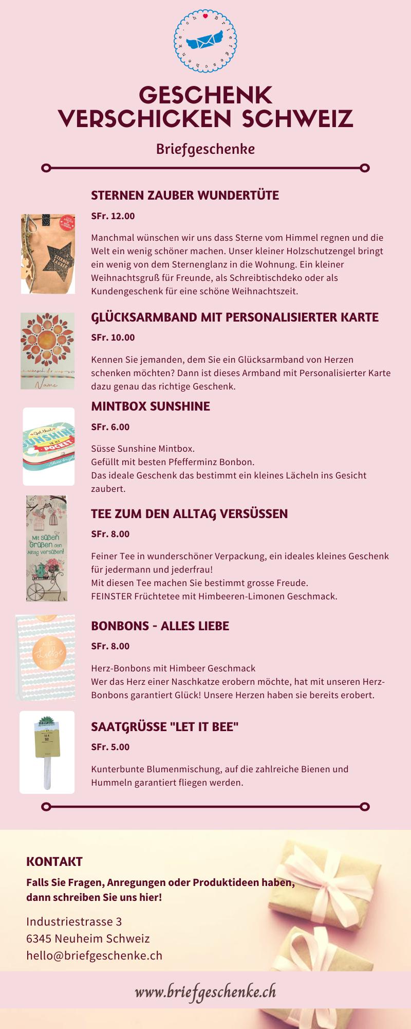 Geschenk Verschicken Schweiz Gifts