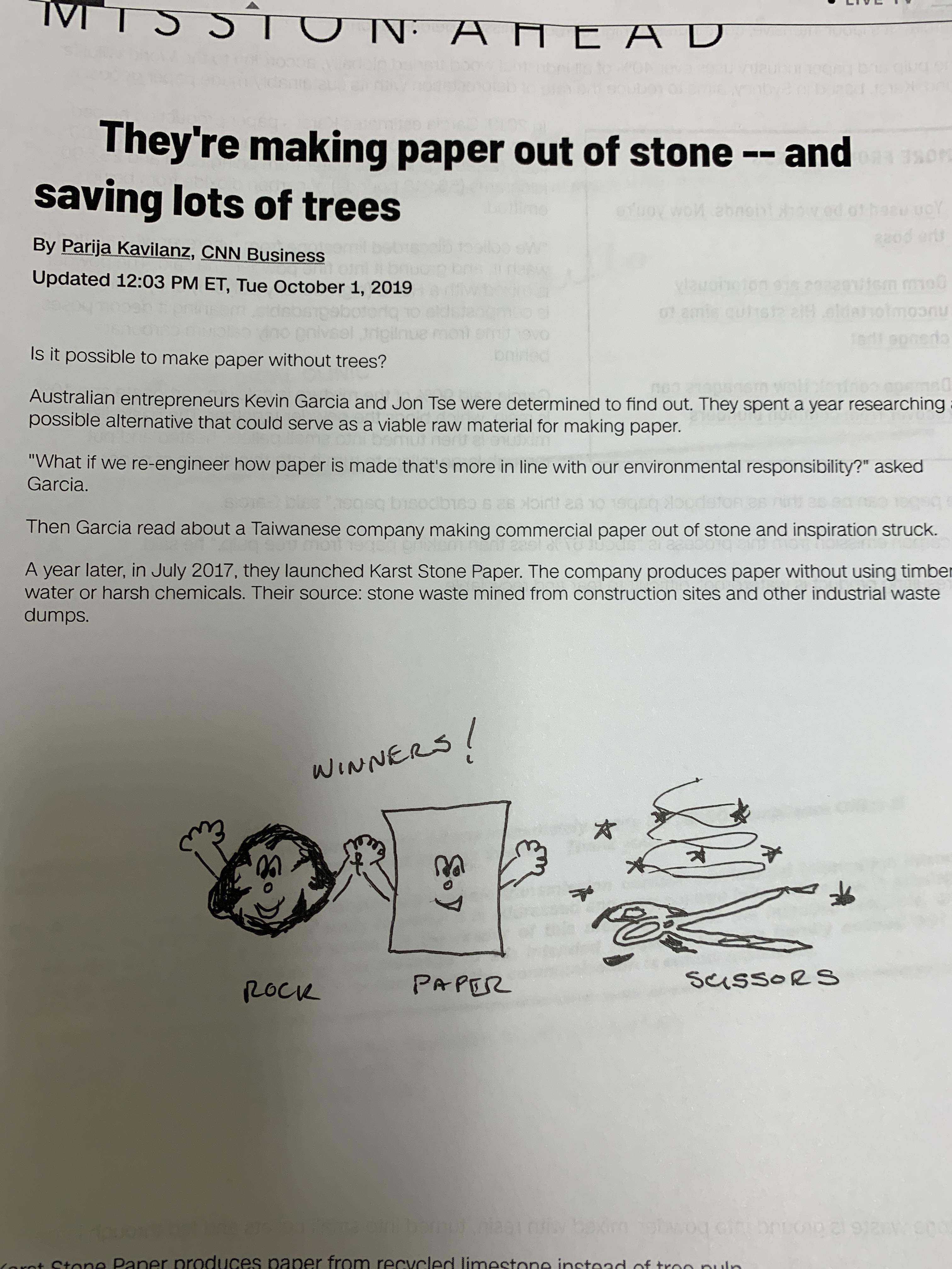 More importantly, does this mean paper always wins? r/funny