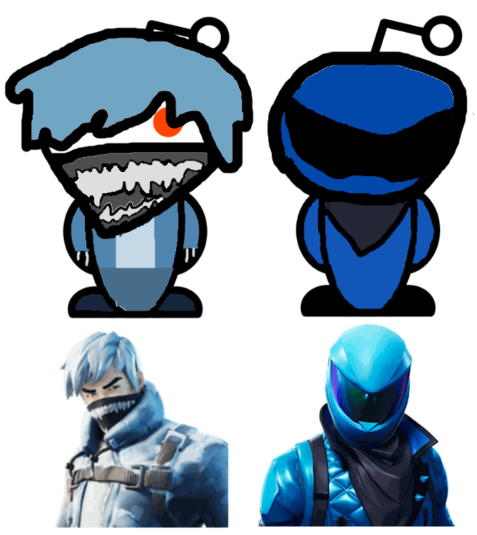 skins into the Reddit logo 1 (favourite skins) r/FortNiteBR