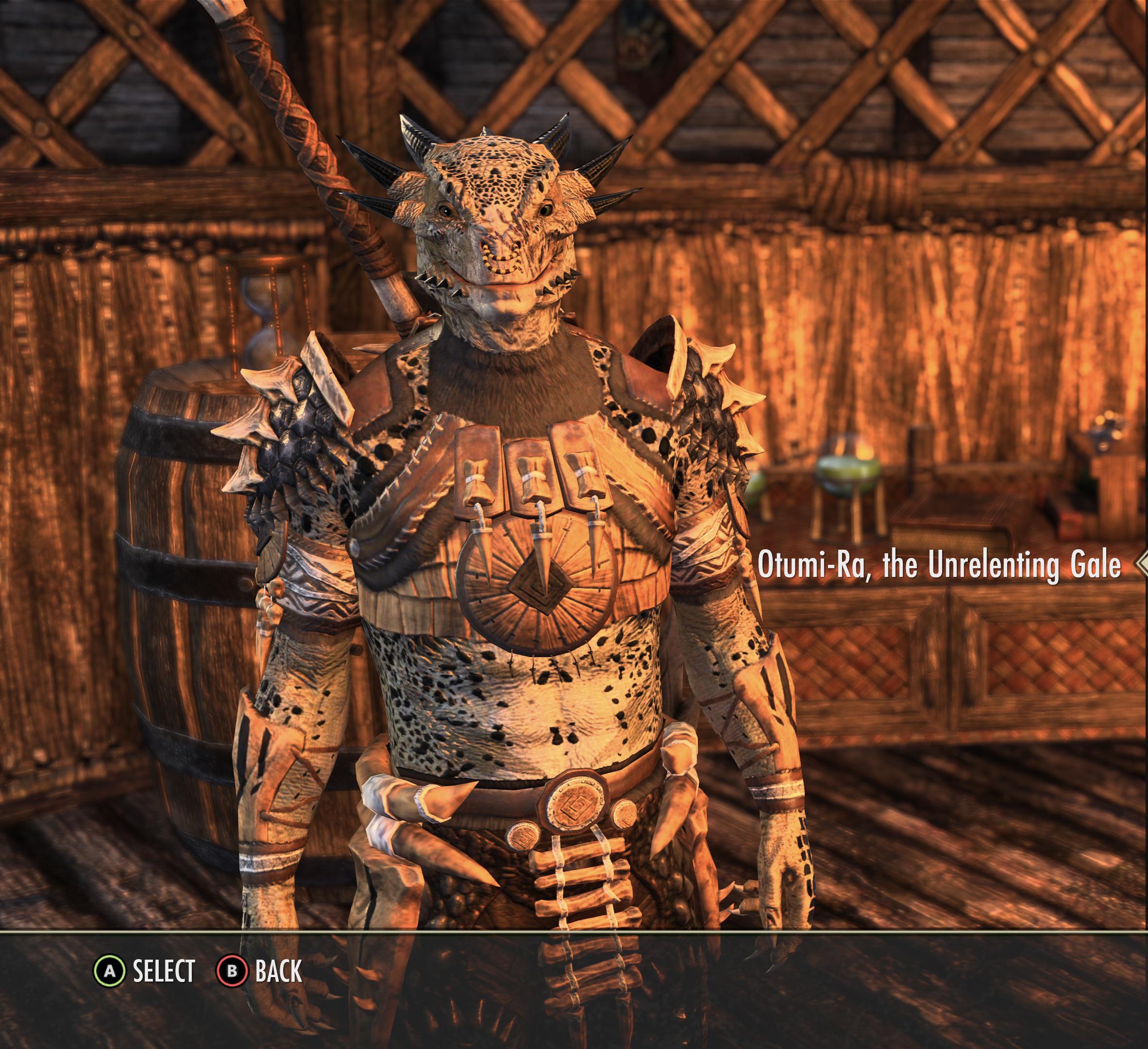 My favourite Argonian, I would like an epic quest with him, Razum Dar