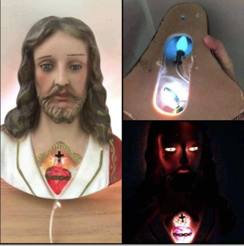 Jesus, creeper of the dark r/Bossfight