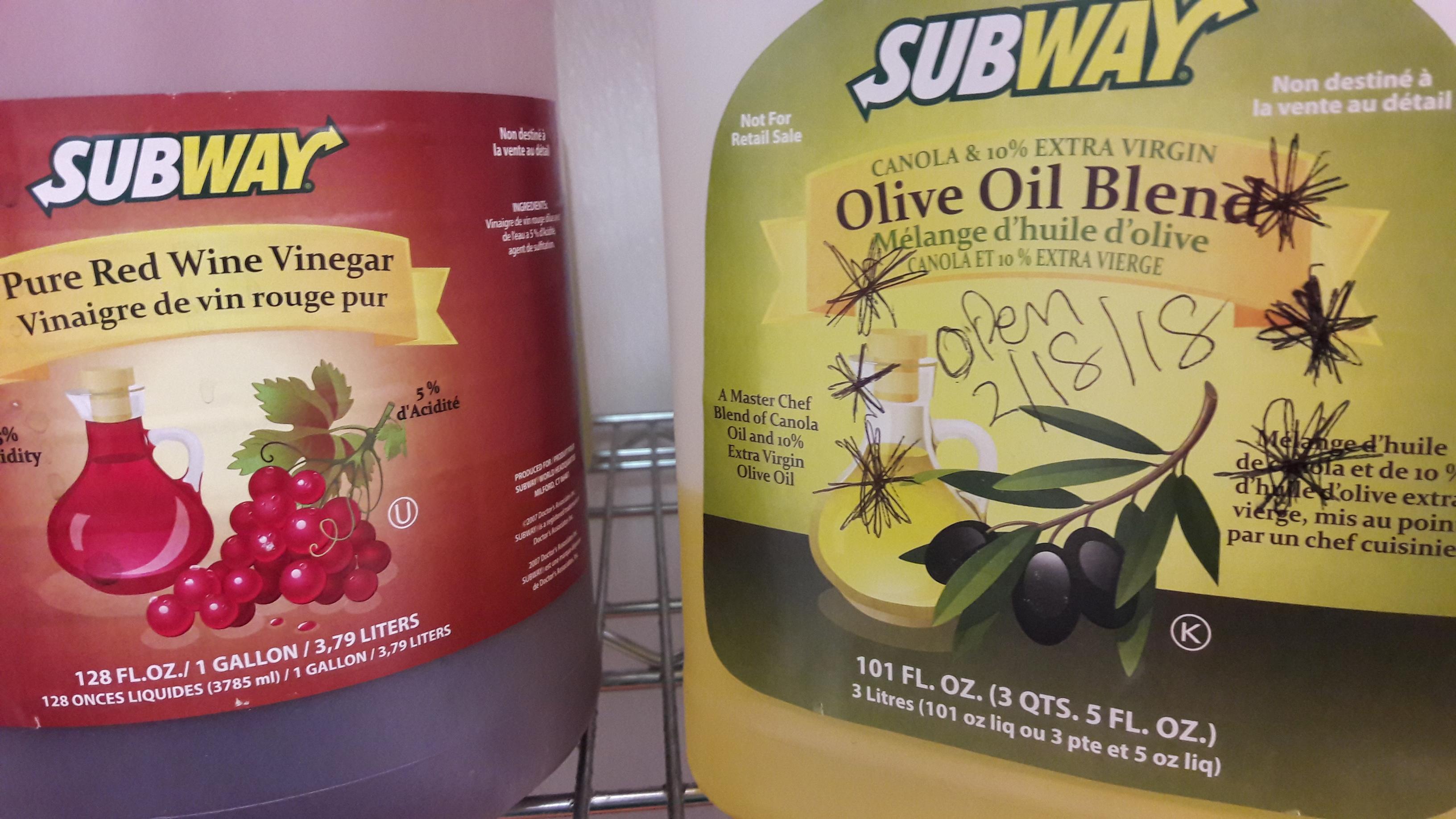It's not real olive oil. r/subway