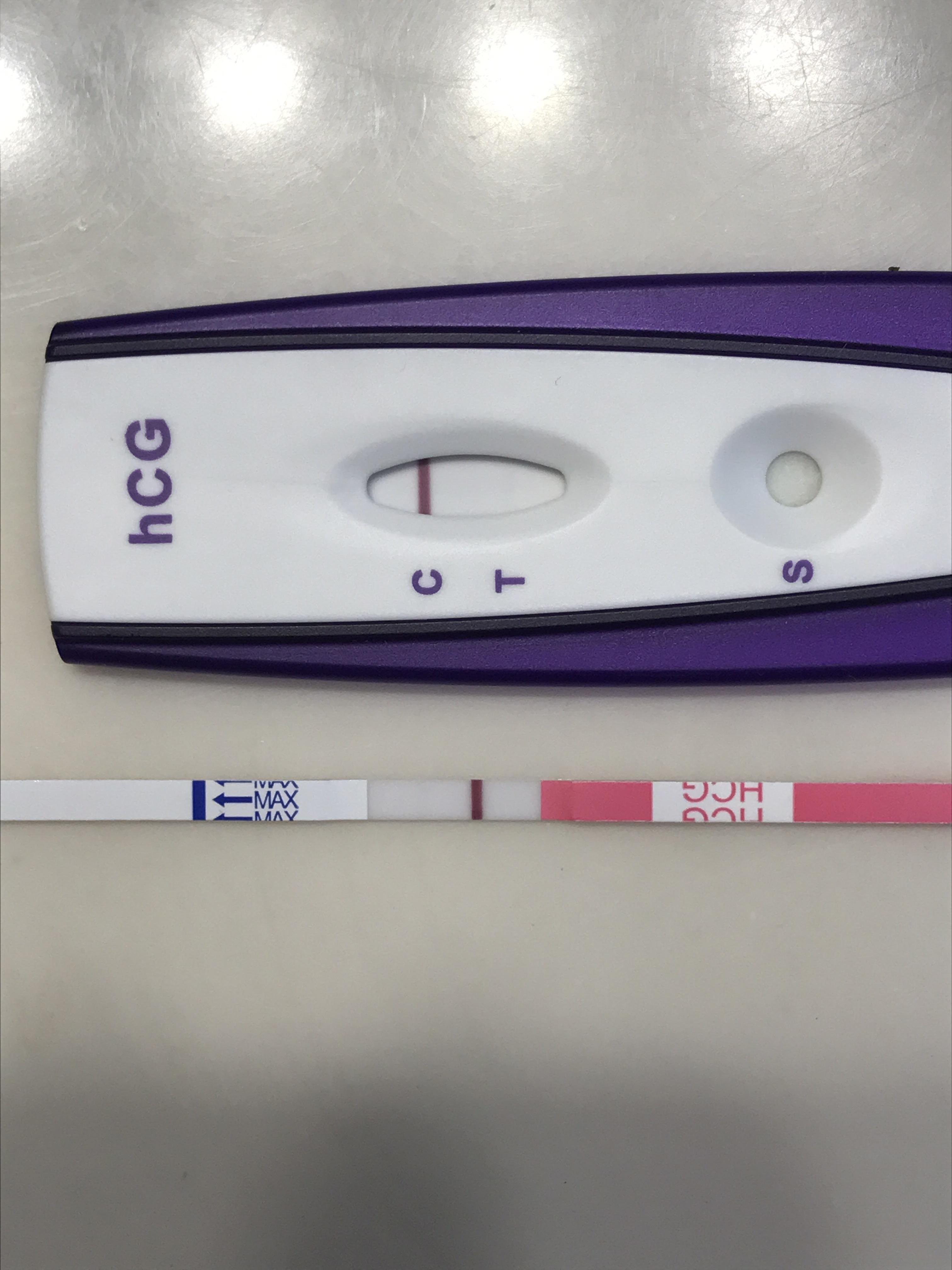 Faint Positive First Signal Pregnancy Test pregnancy test