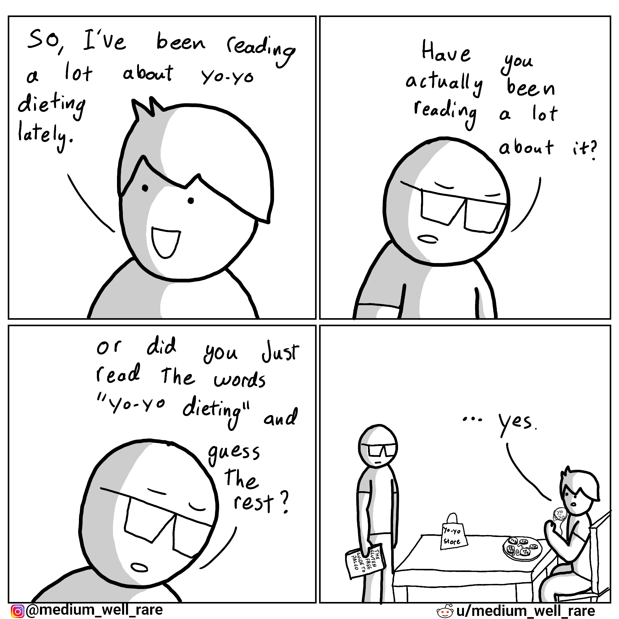 Fad diets [OC] comics