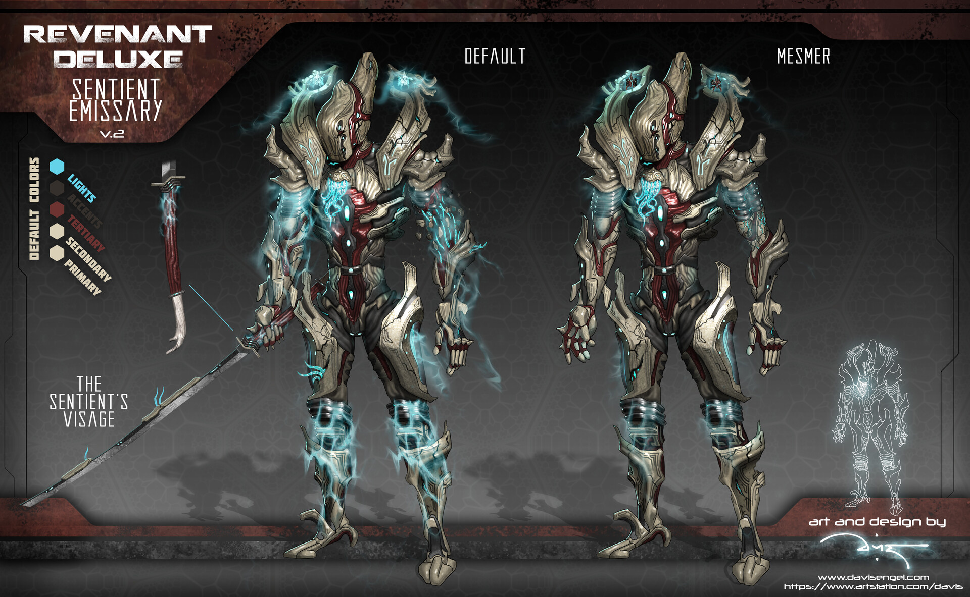 Revenant Deluxe Skin Concept Art V.2 w/matching Tatsu weapon skin r