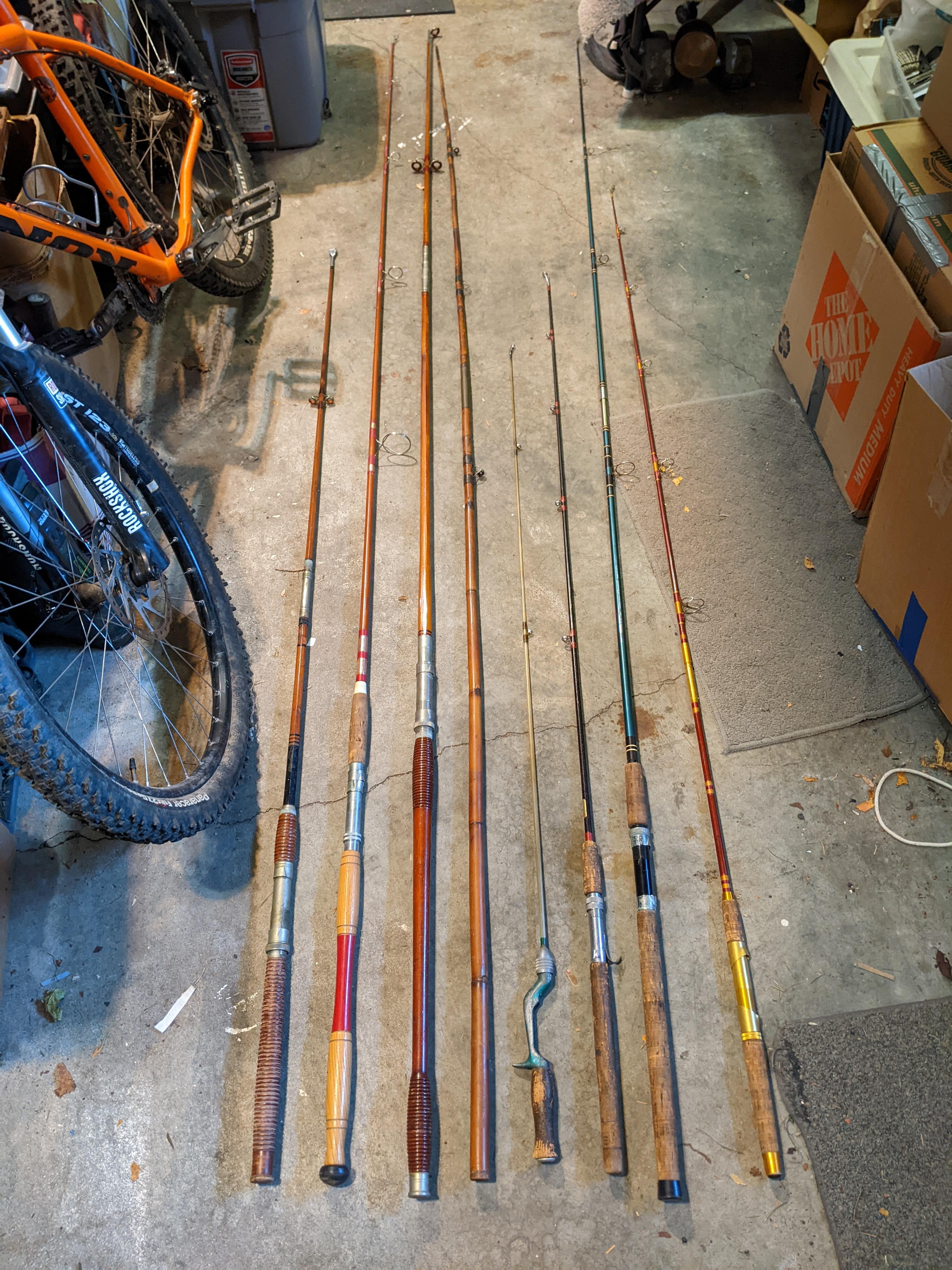 Friend passed away, and I was given her dad's old fishing rods. Can