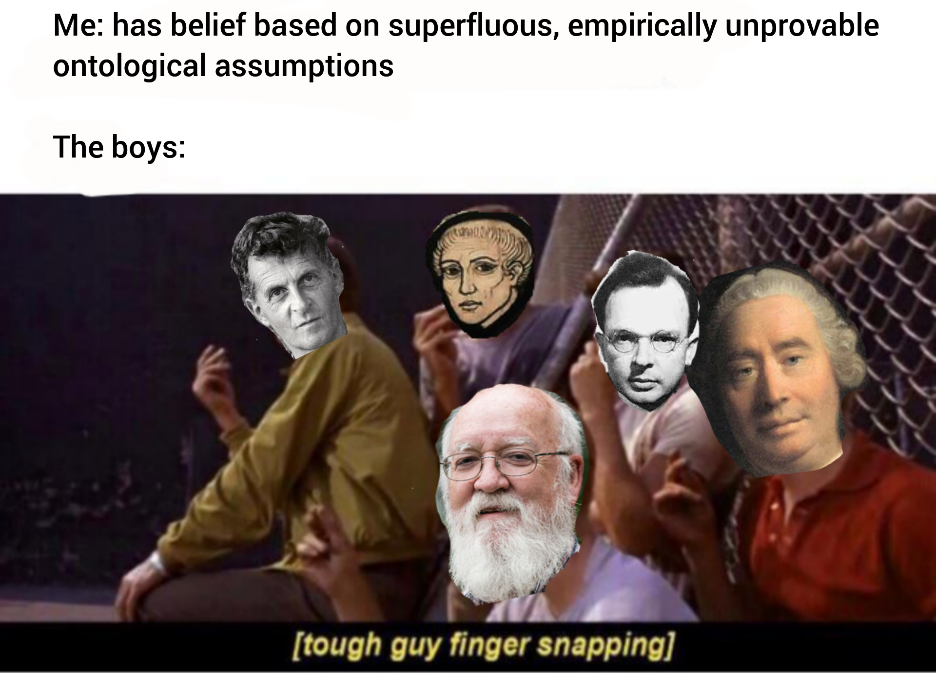 Hume really turned my life around r/PhilosophyMemes