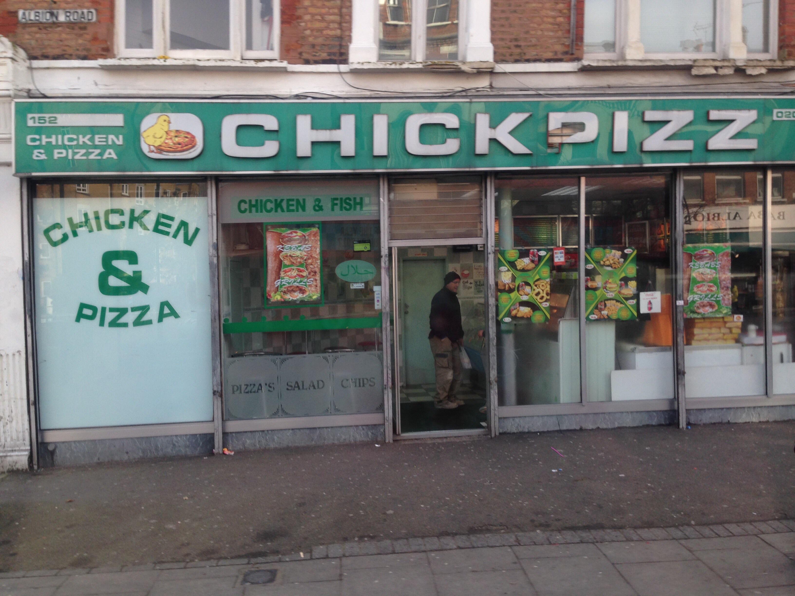 This chicken and pizza place near where I used to live decided a good