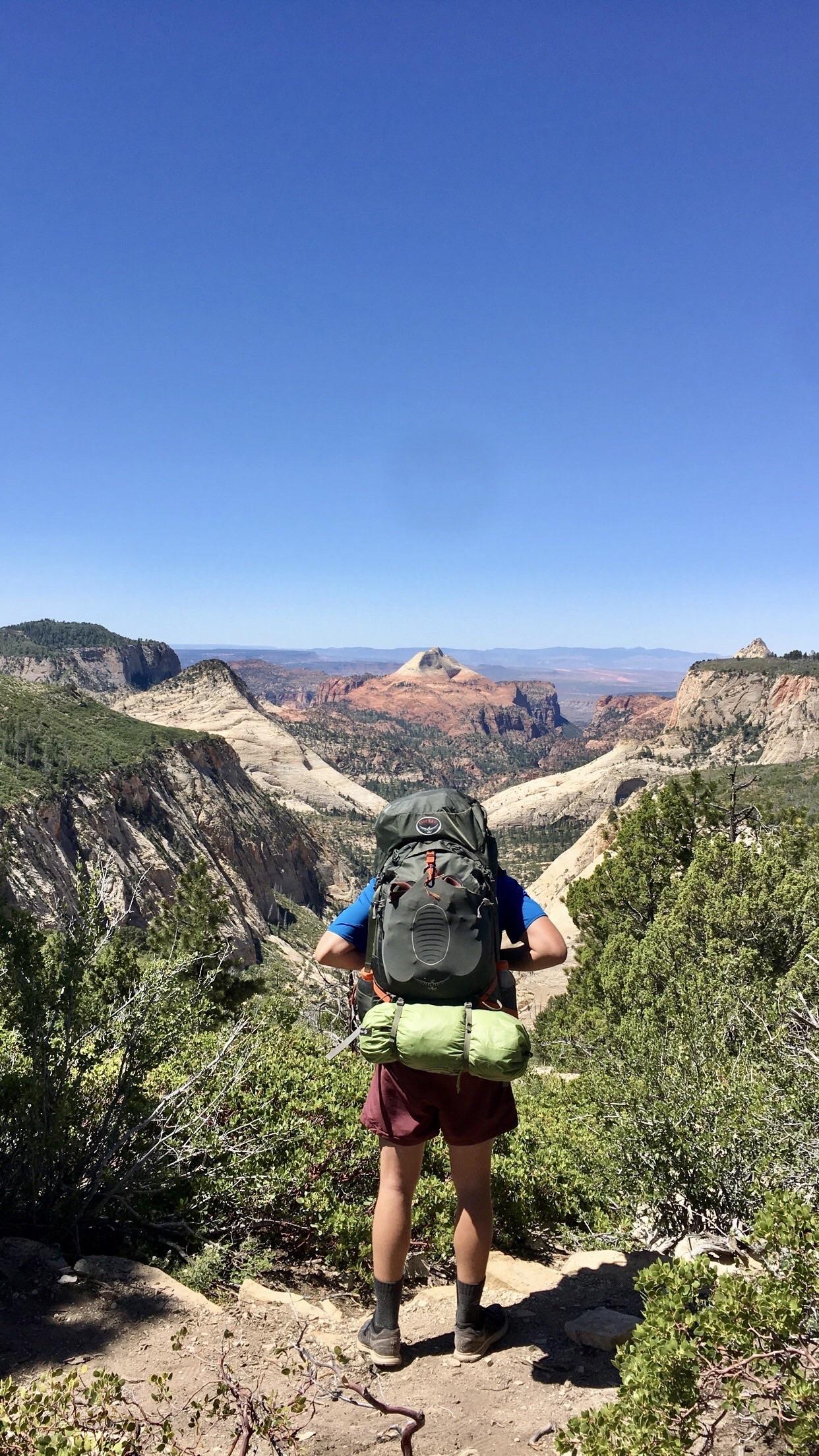 Still on of my favorite views after backpacking the Zion Traverse