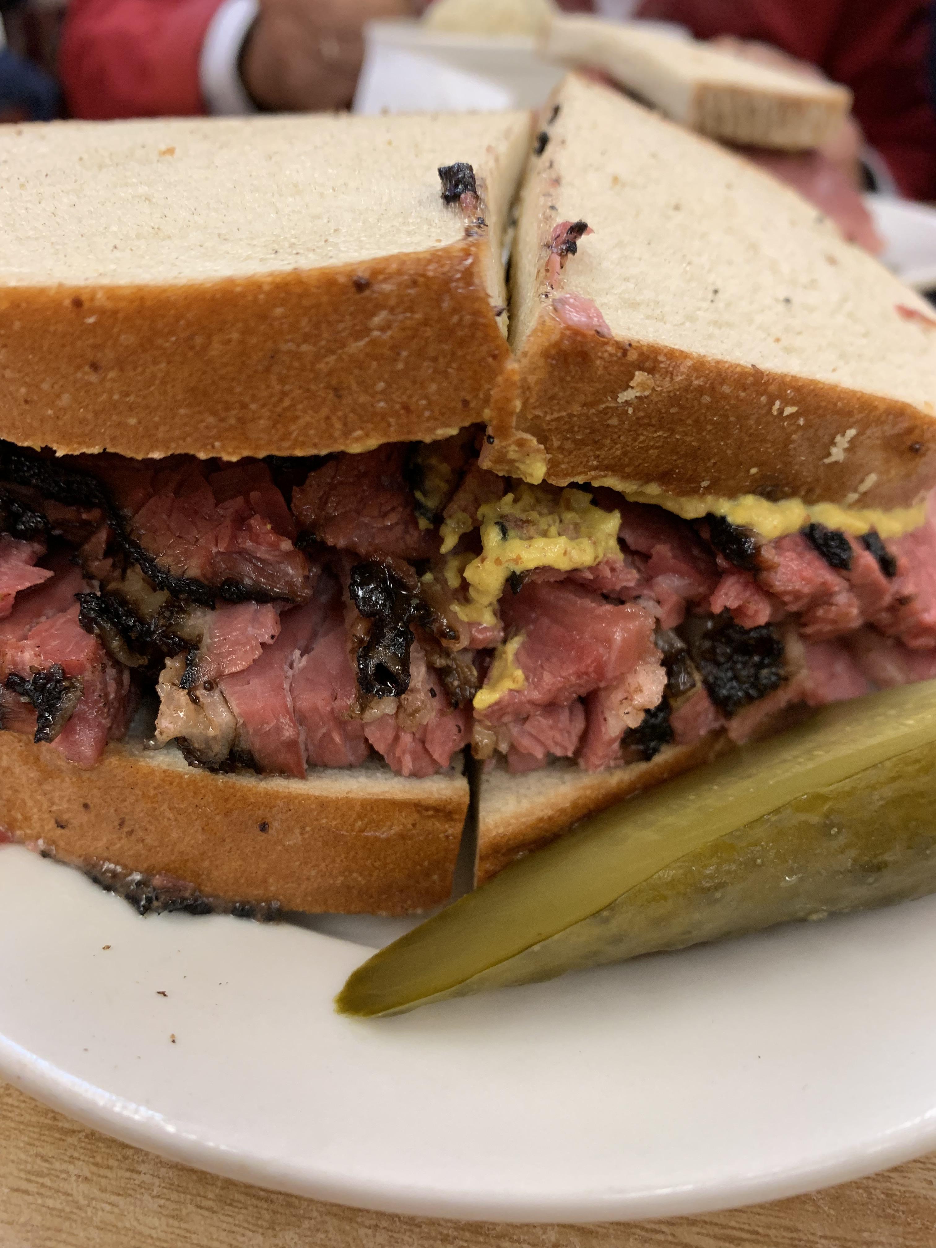 (I ate) pastrami at Katz. r/FoodPorn