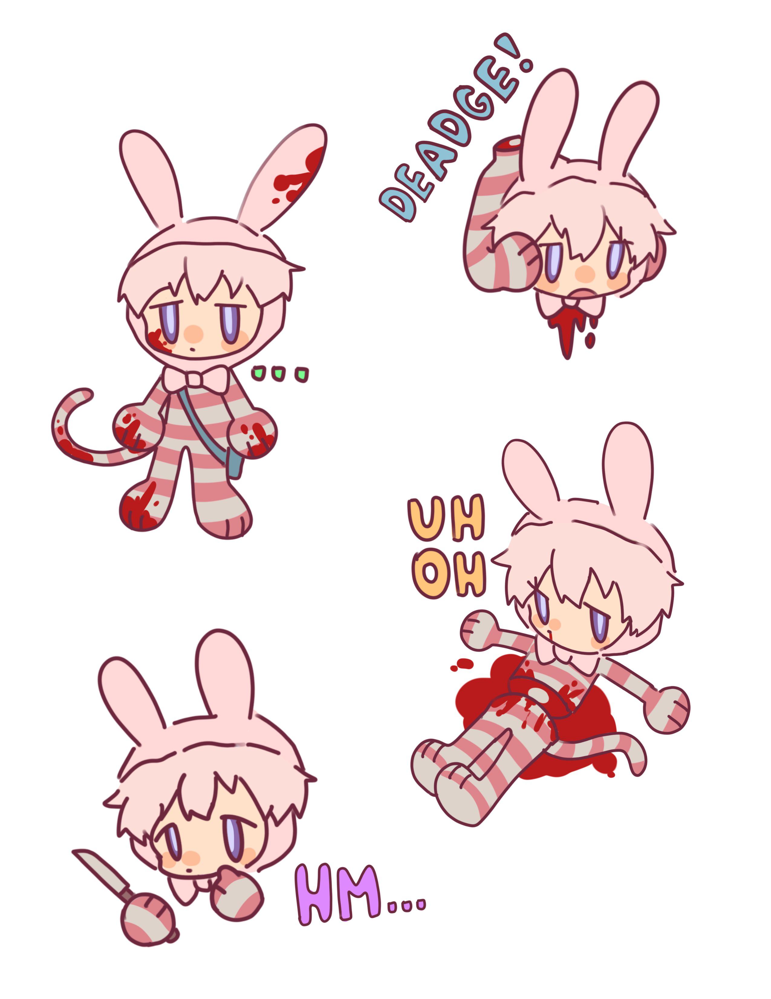 Stickers I made for a discord server r/YaoiGuro