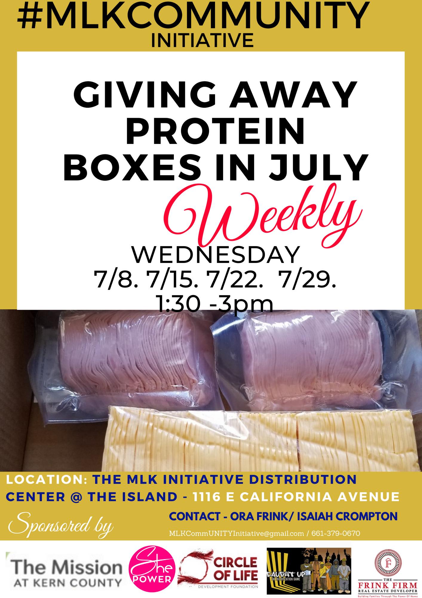 Food Distribution Schedule for July (More in Comments) r/Bakersfield