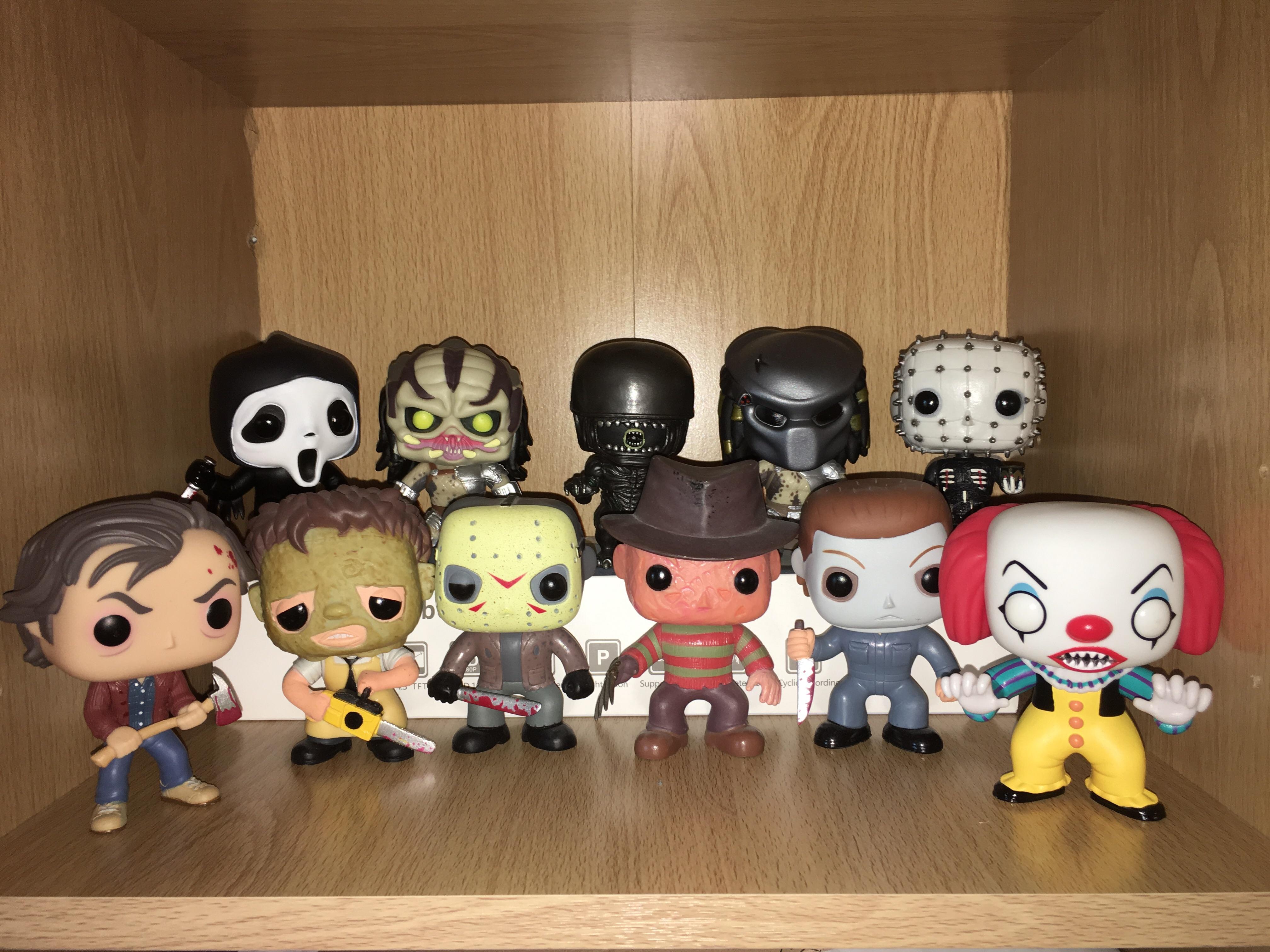 My humble collection of Horror Funkos so far... r/funkopop
