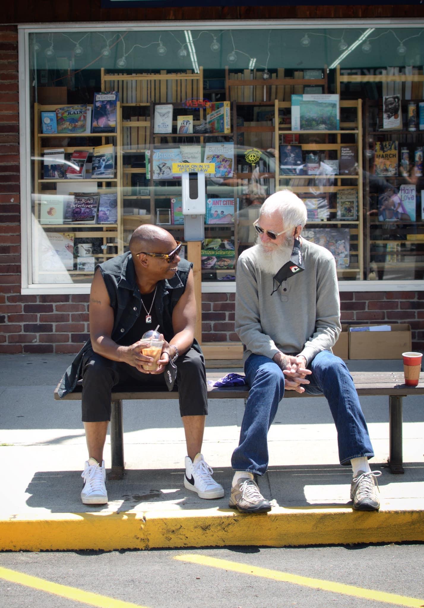 Photo taken today in Yellow Springs Ohio. Two absolute legends. Photo