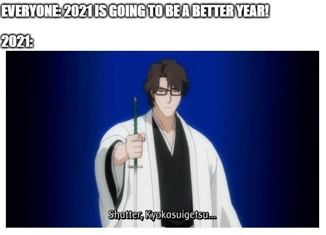 Since when you were under the impression that 2021 would be better