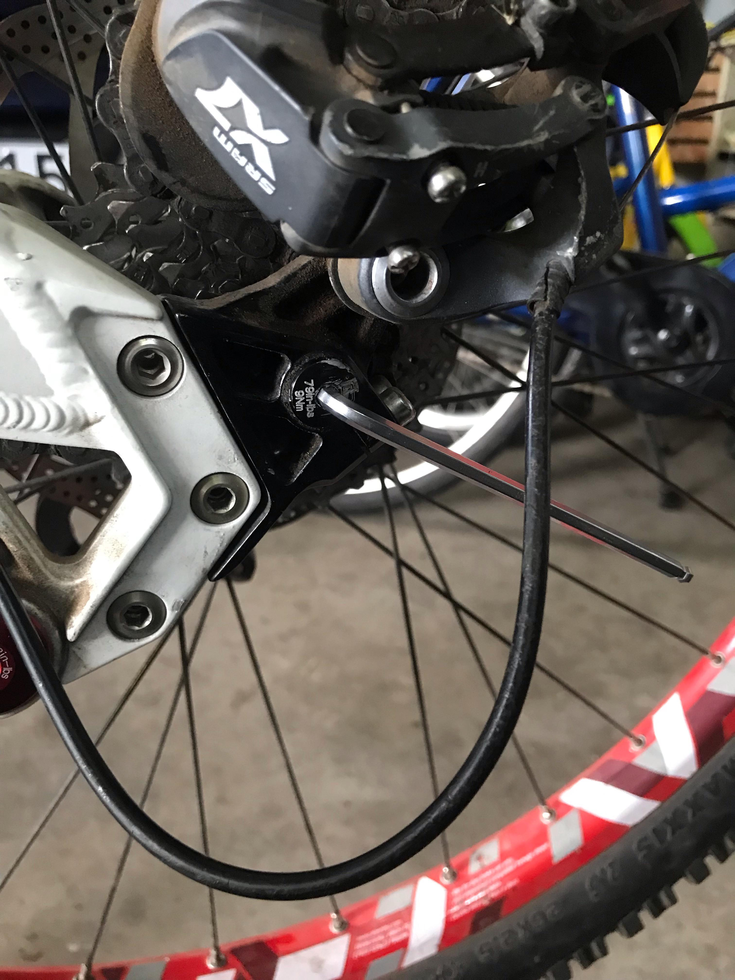 I can’t get this Allen wrench out of this screw, and the screw is also