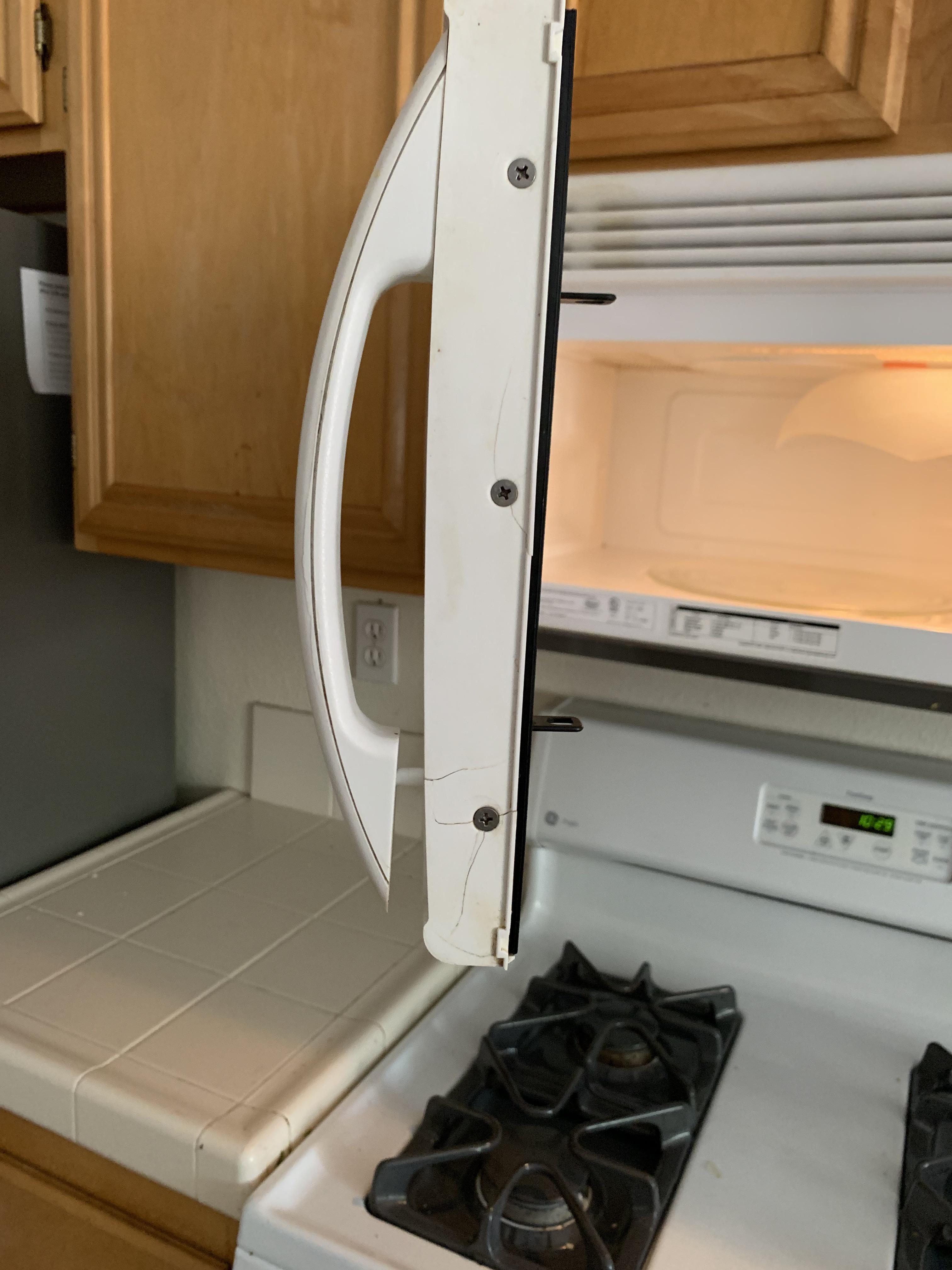 [owner usca] Damage to microwave. Tenants left unit and I found the