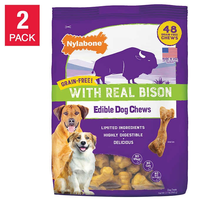 Does anyone know if the Nylabone Bison Dog Chews (on sale this month