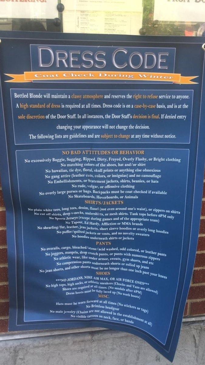 Rats Restaurant Dress Code