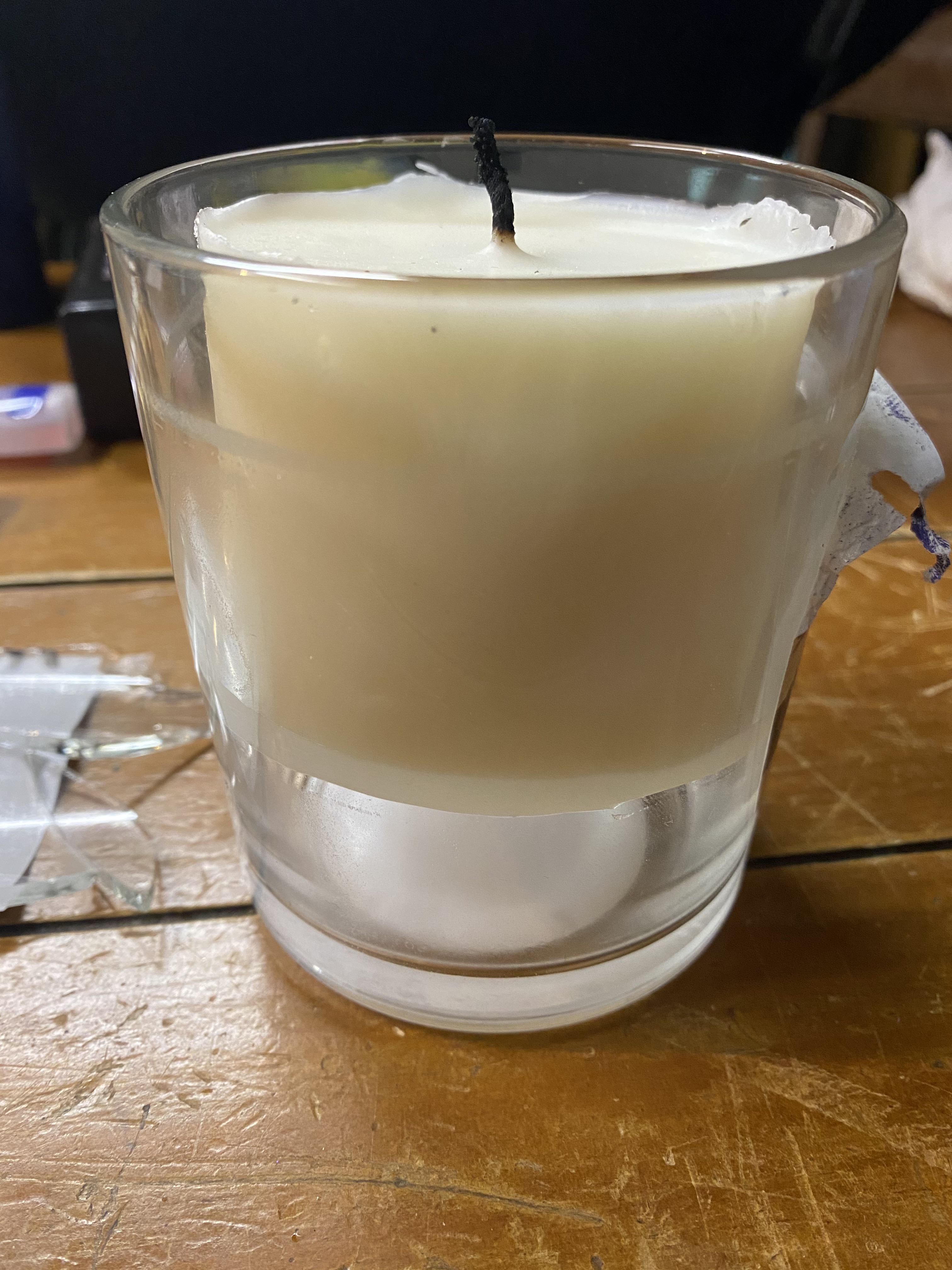 Will this candle burn properly? Took out the wax of a candle I broke