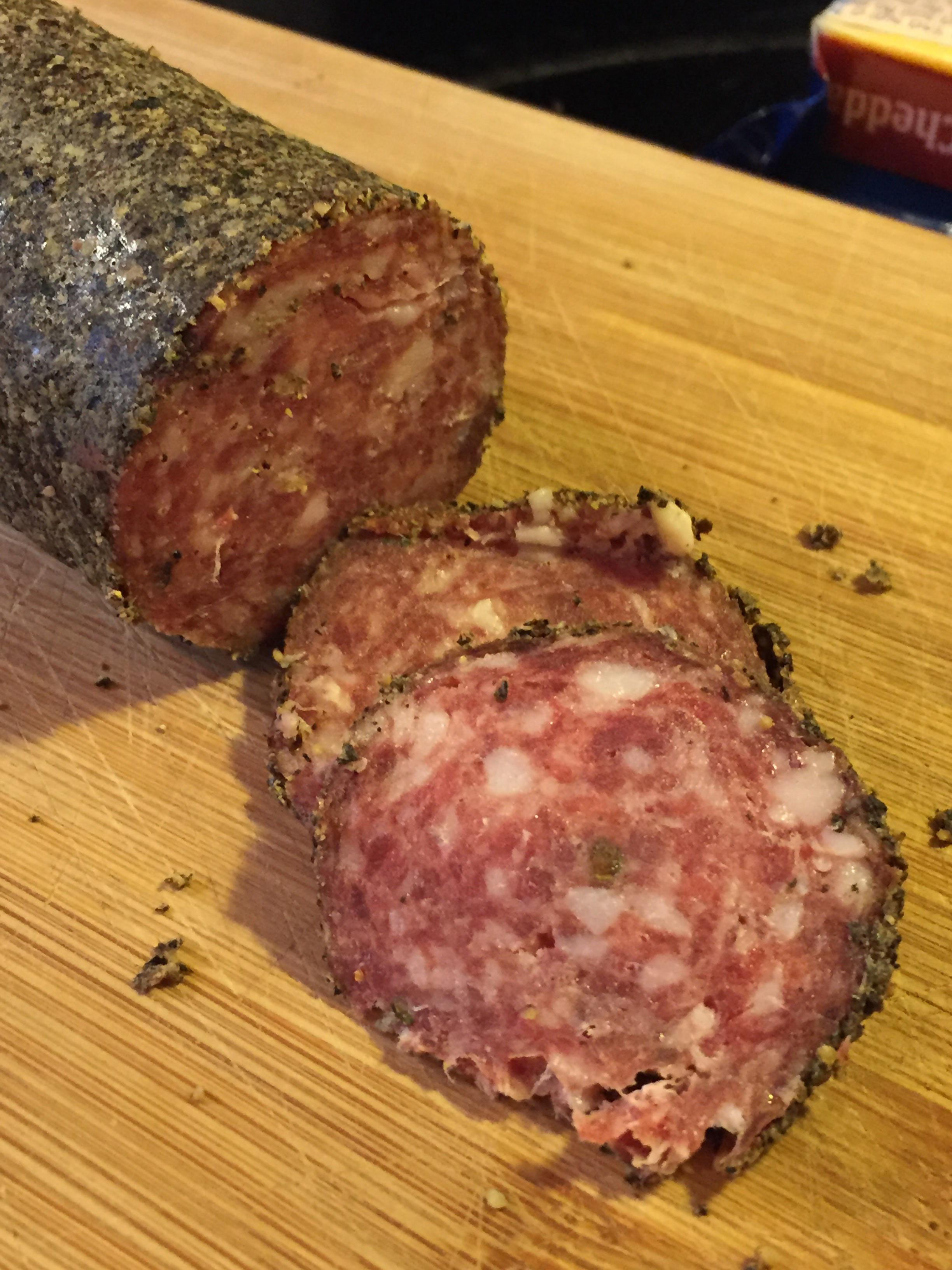 Peppered Salami r/Charcuterie