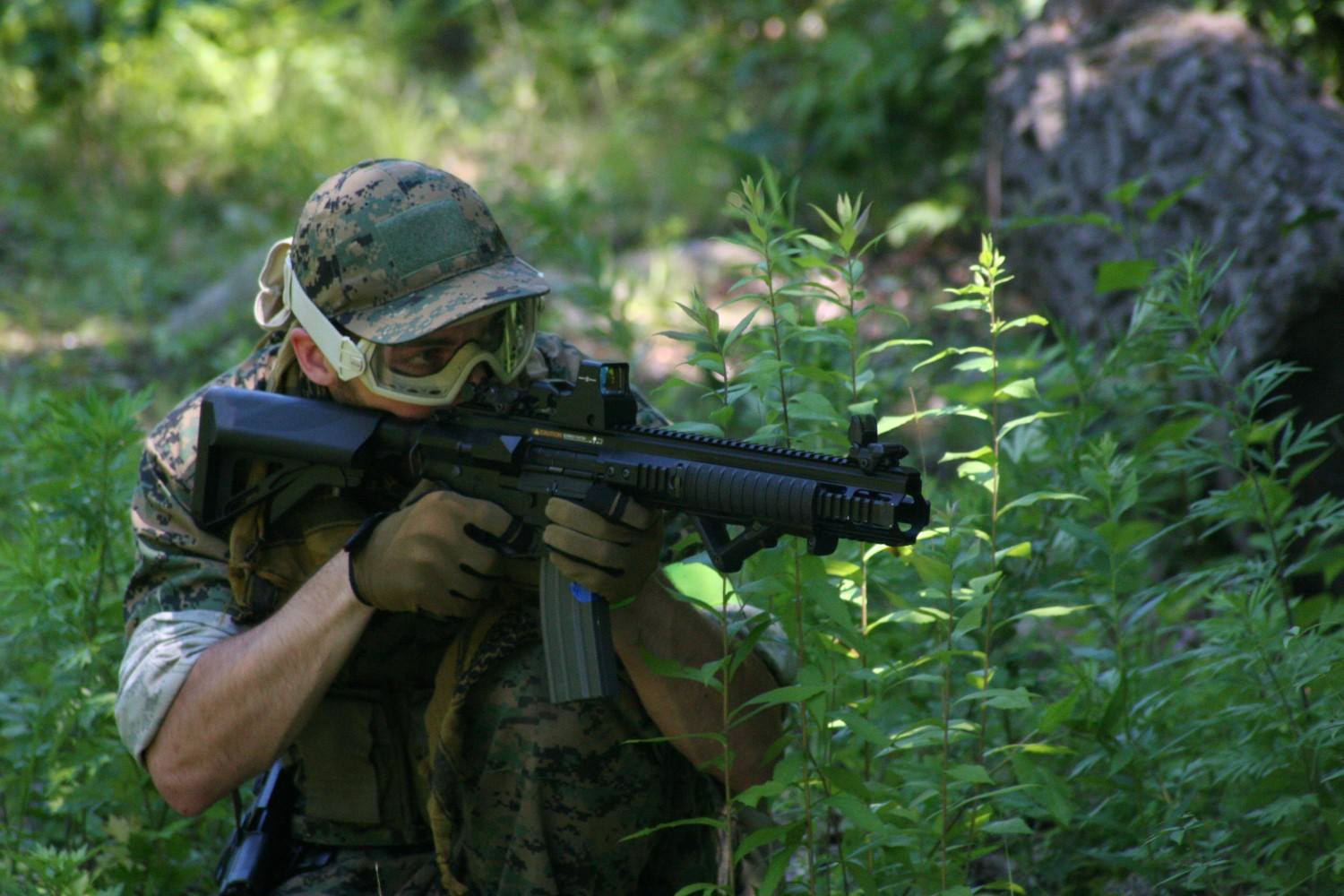 Action shot from Sunday at C&C New Jersey r/airsoft
