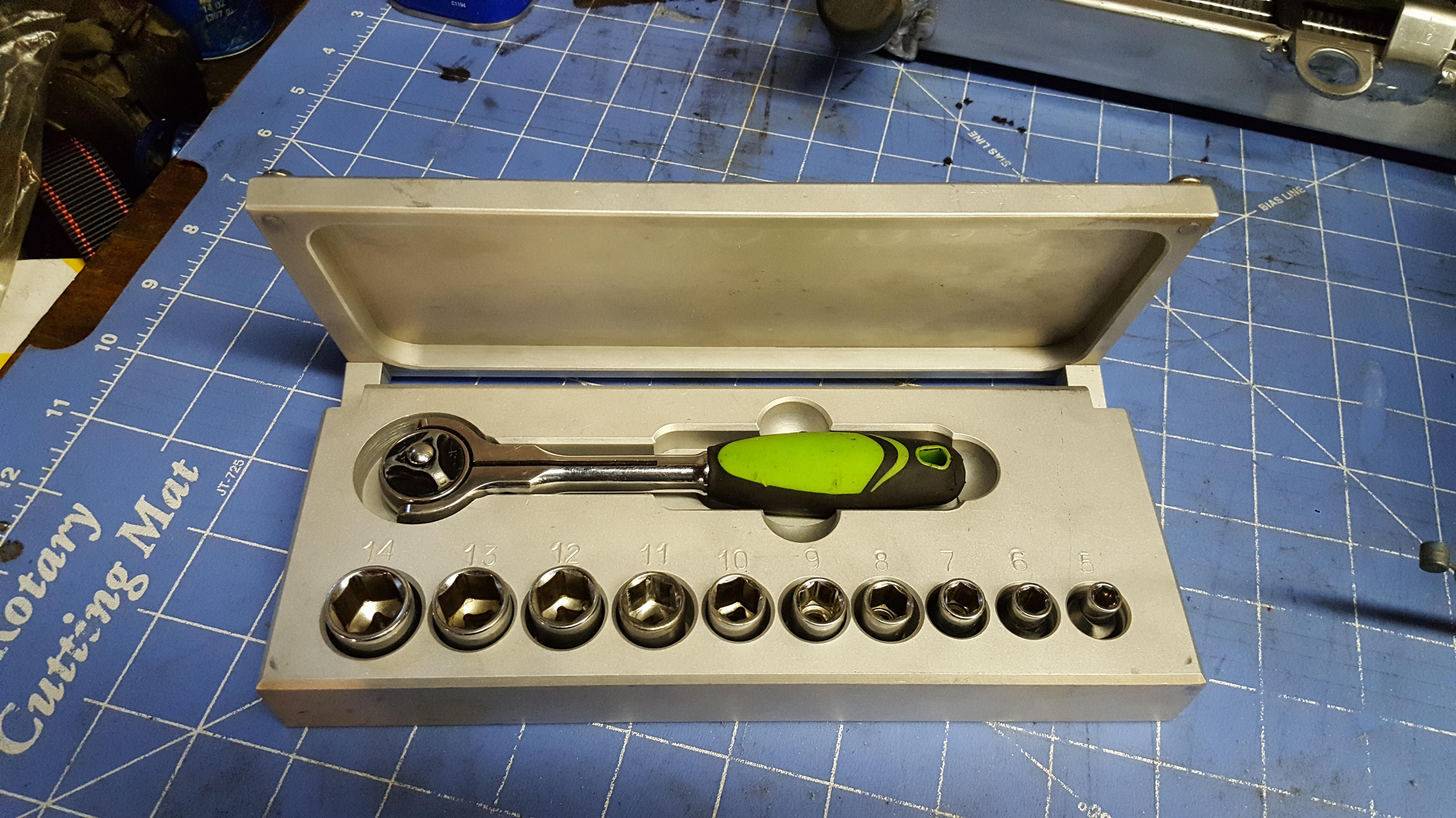 The best life a harbor freight tool could ask for. Custom machined