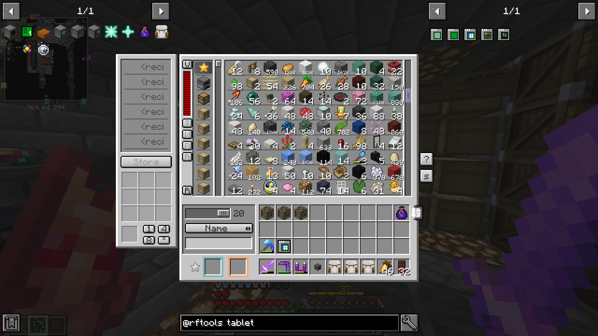 Just made a rf tools storage system! so simple (thanks chosenarchitect