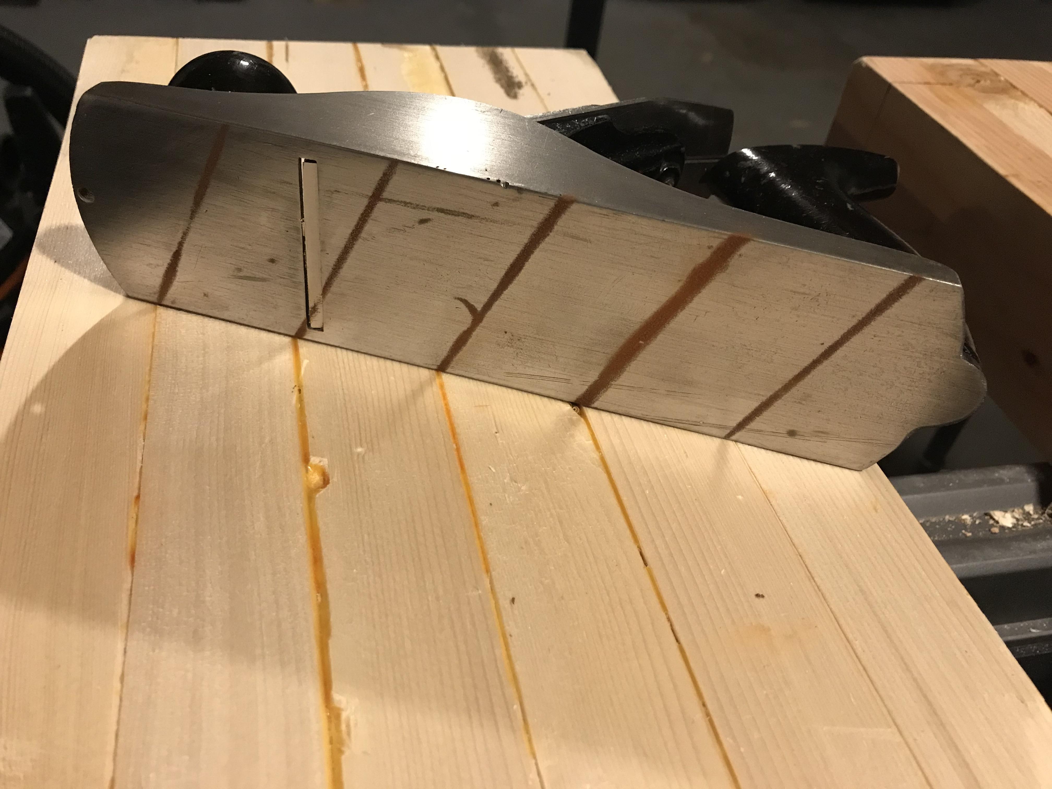 PSA Don’t leave your plane on on glued up boards for 6 months.. r