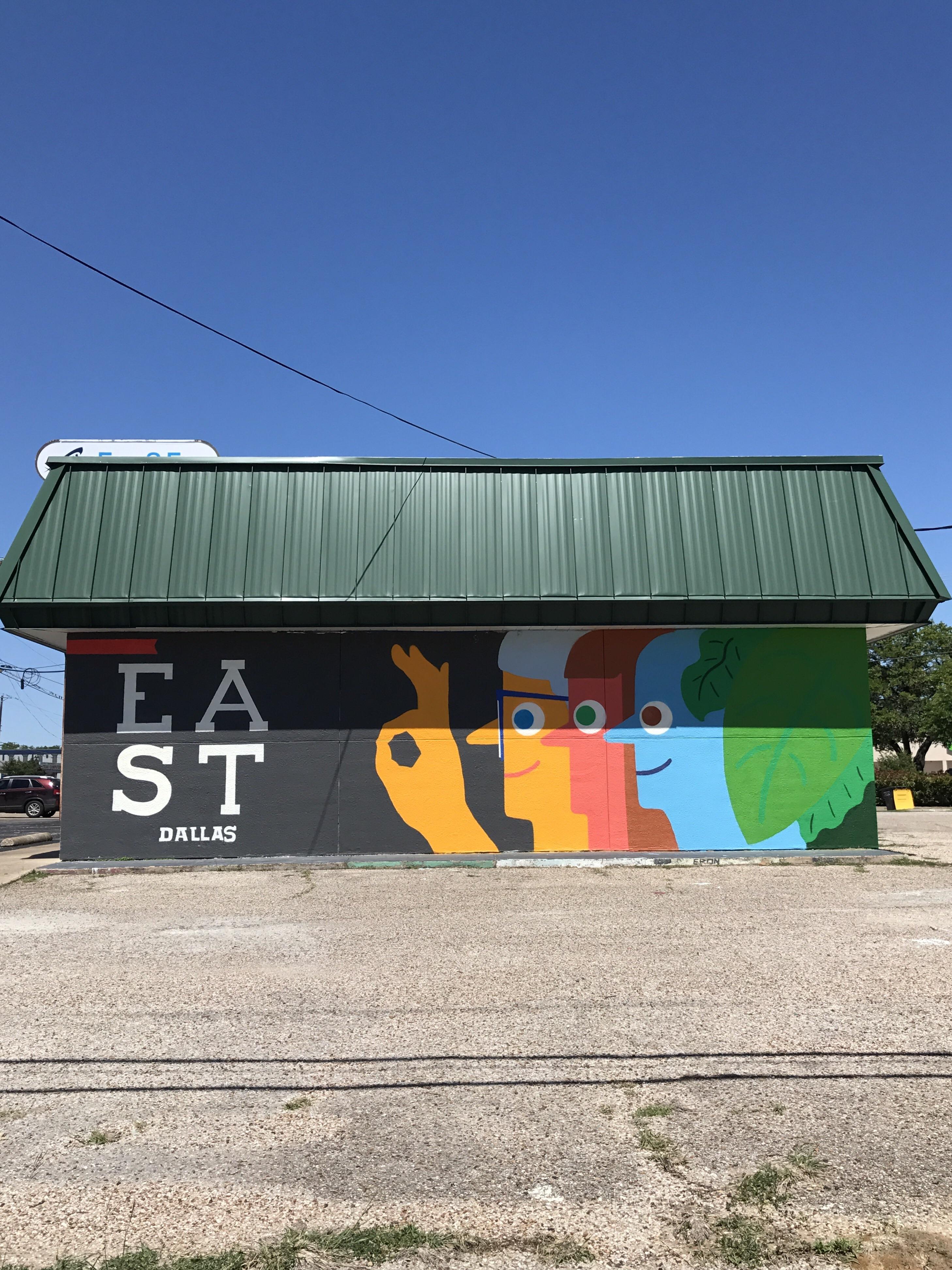 New Mural in East Dallas! AOK! r/Dallas