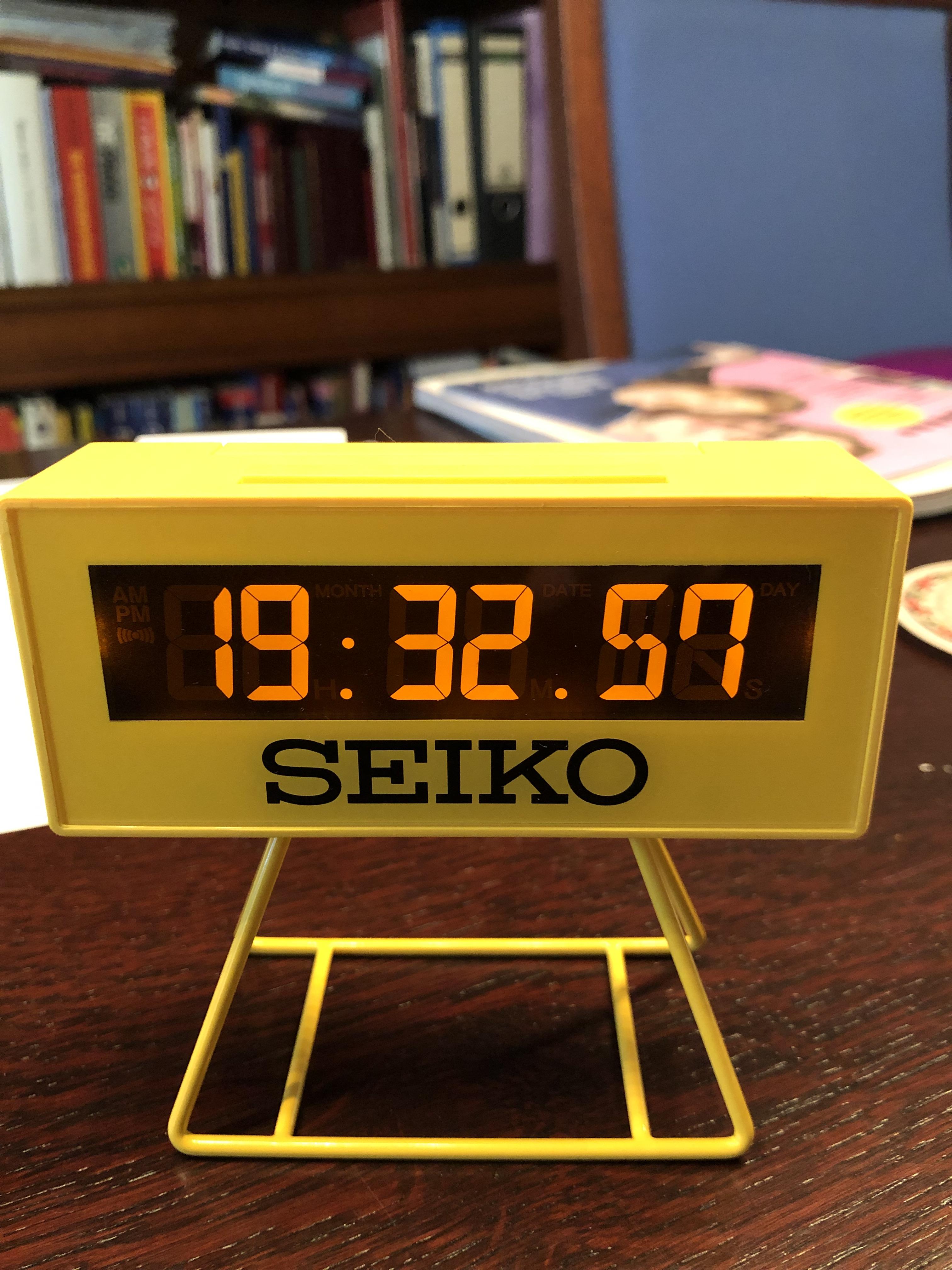 A miniature Seiko Olympic clock. r/Seiko