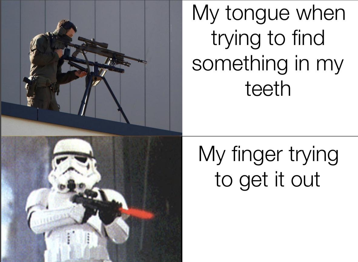 Just get the popcorn kernel out r/memes