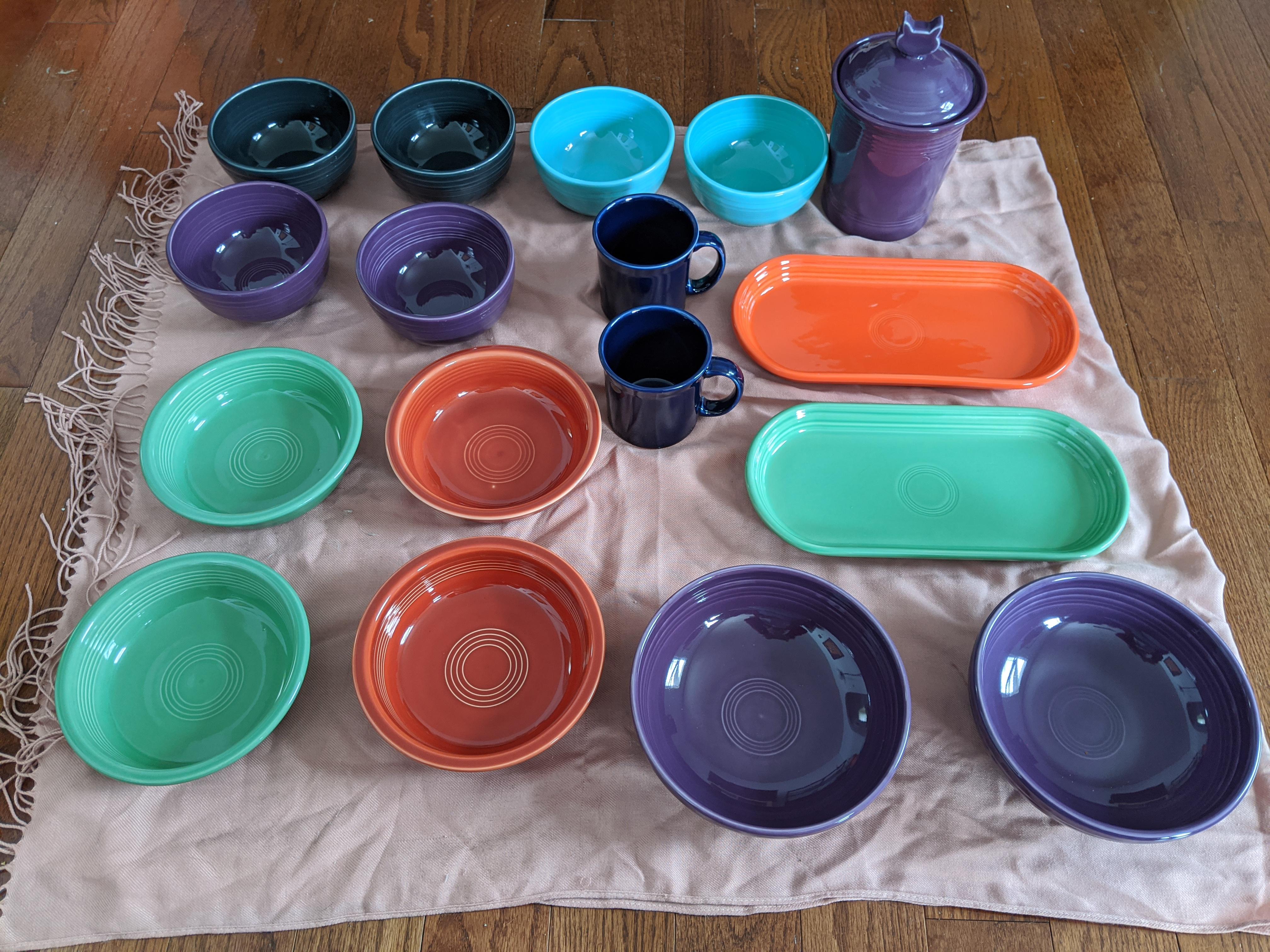Small haul from the tent sale r/Fiestaware
