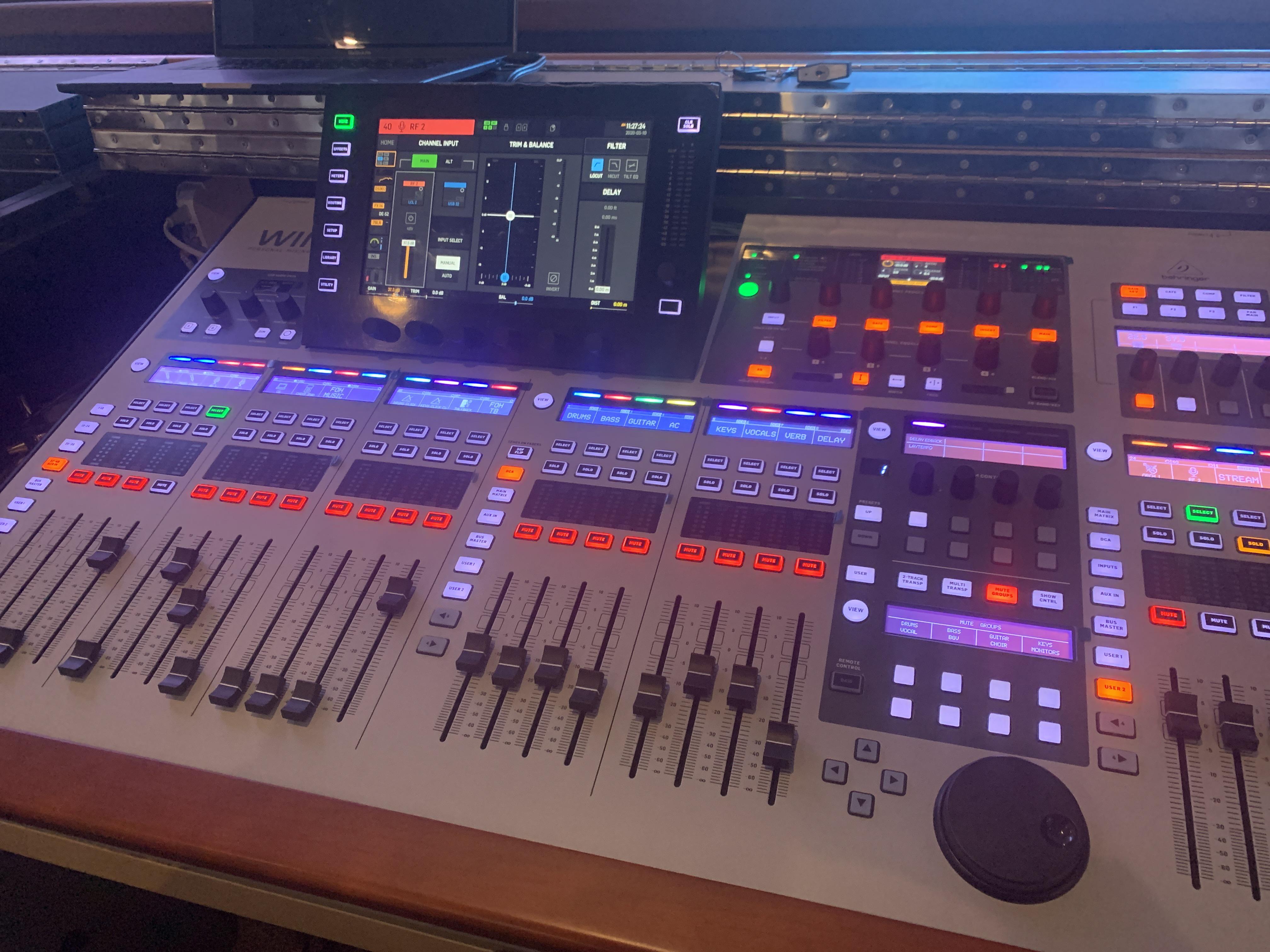 I've been working with the new Behringer Wing in a live and studio
