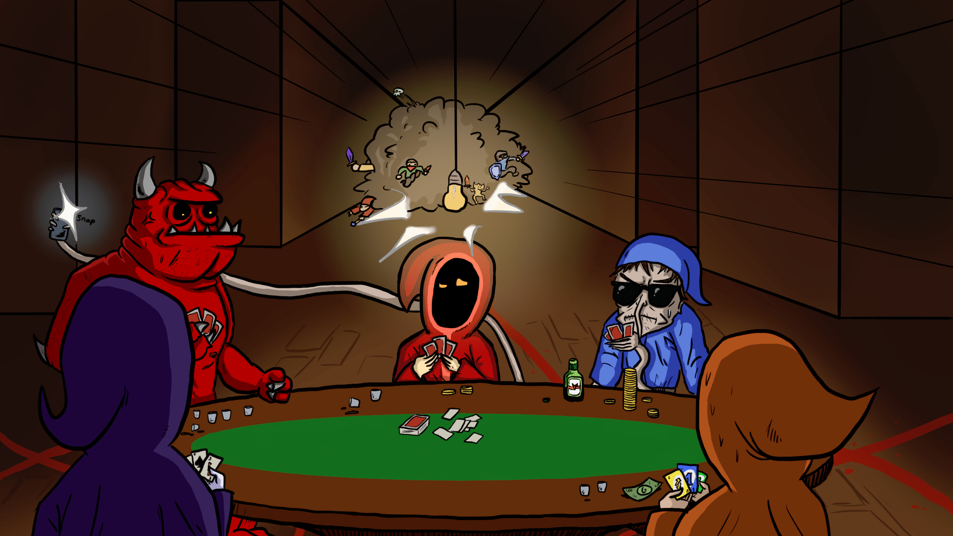 Poker night at the Cultist Hideout r/RotMG