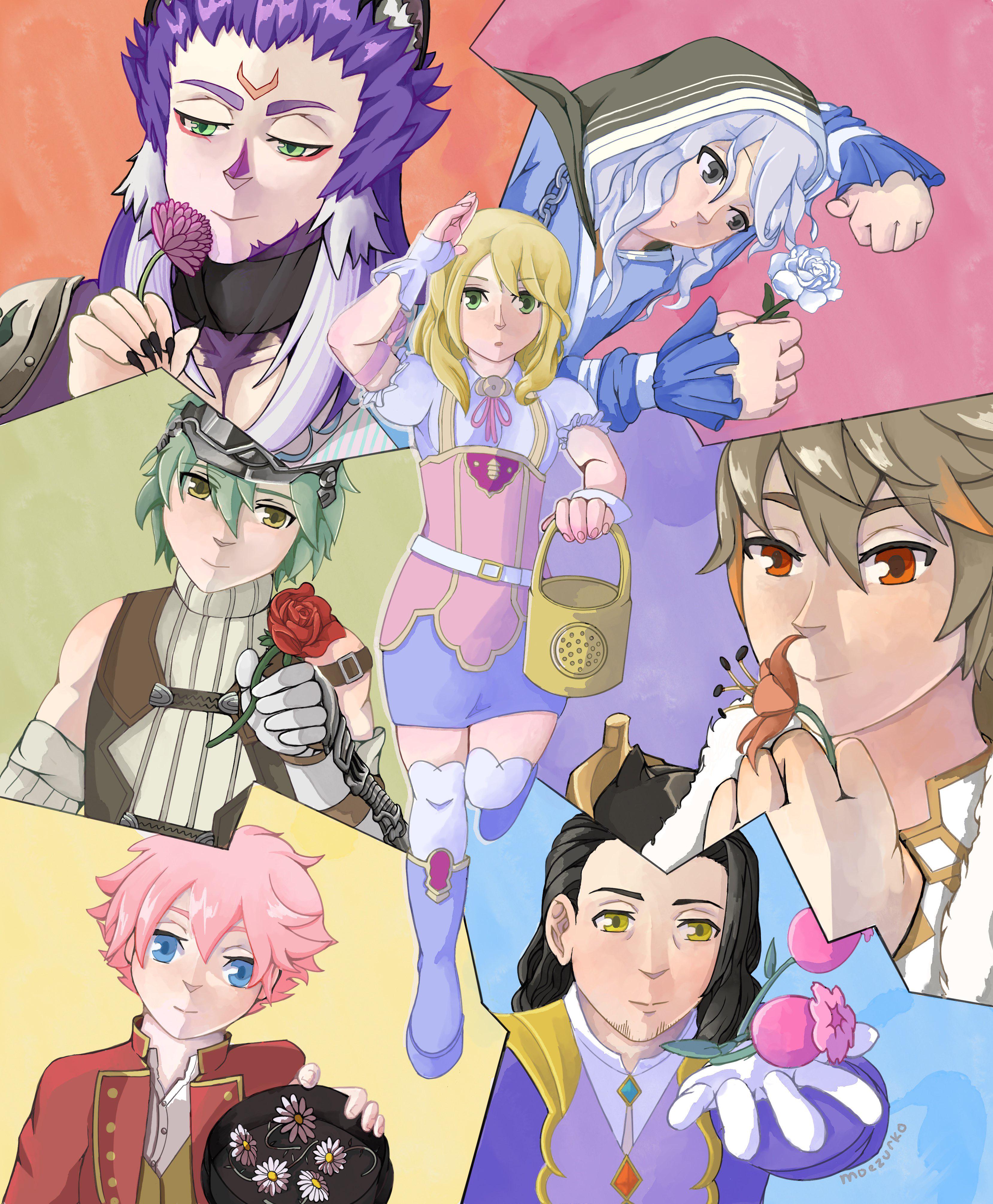 Rune Factory 5 Boys Over Flowers (Fanart I entered for the contest