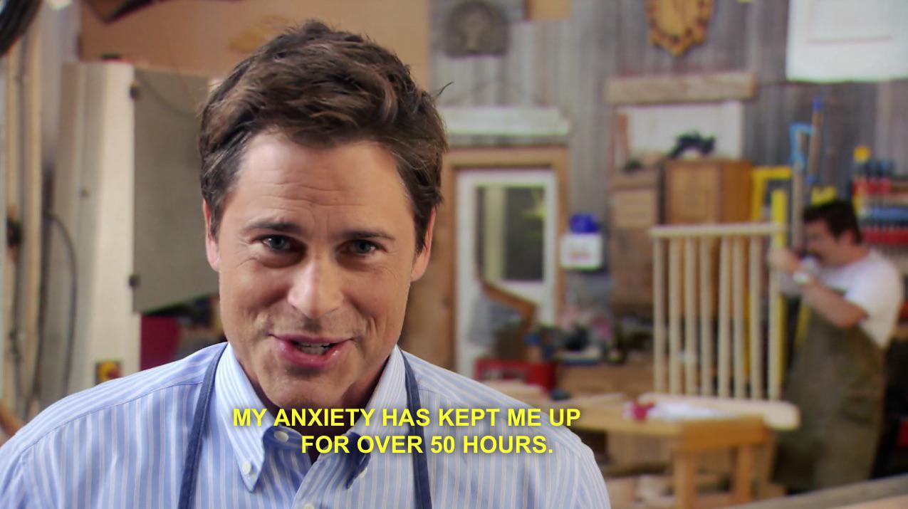 Me during this whole quarantine/lockdown PandR