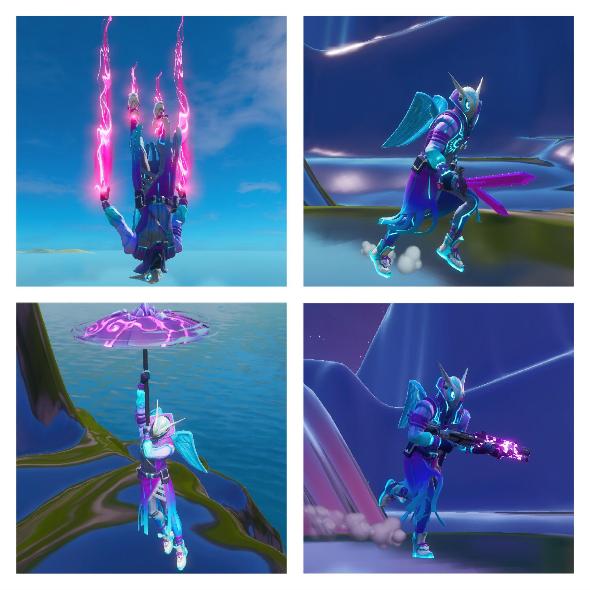 Luminos + Frozen Wings + Swords of Wonder [Purple] + Rift Lightning