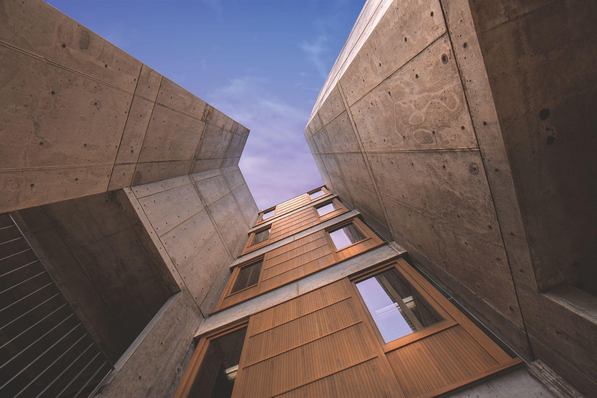 A good example of Brutalist Architecture (Brutalism), Salk Institute by