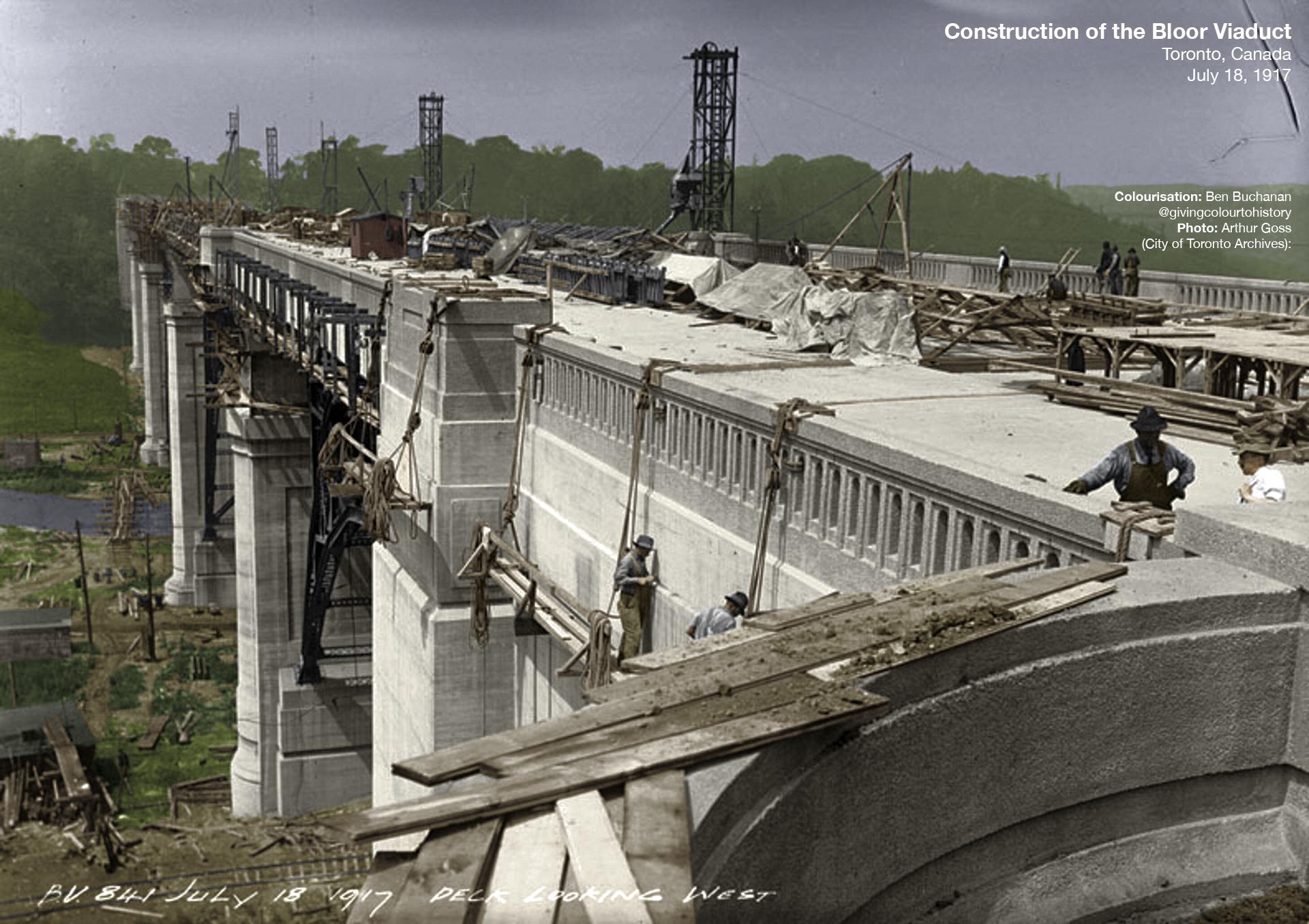 [Colourised By Me] The Prince Edward Viaduct, more commonly known as
