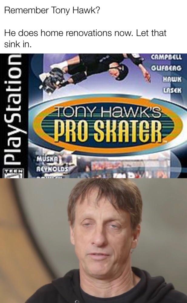 Tony Hawk Pro Skater Meme BlageusFree