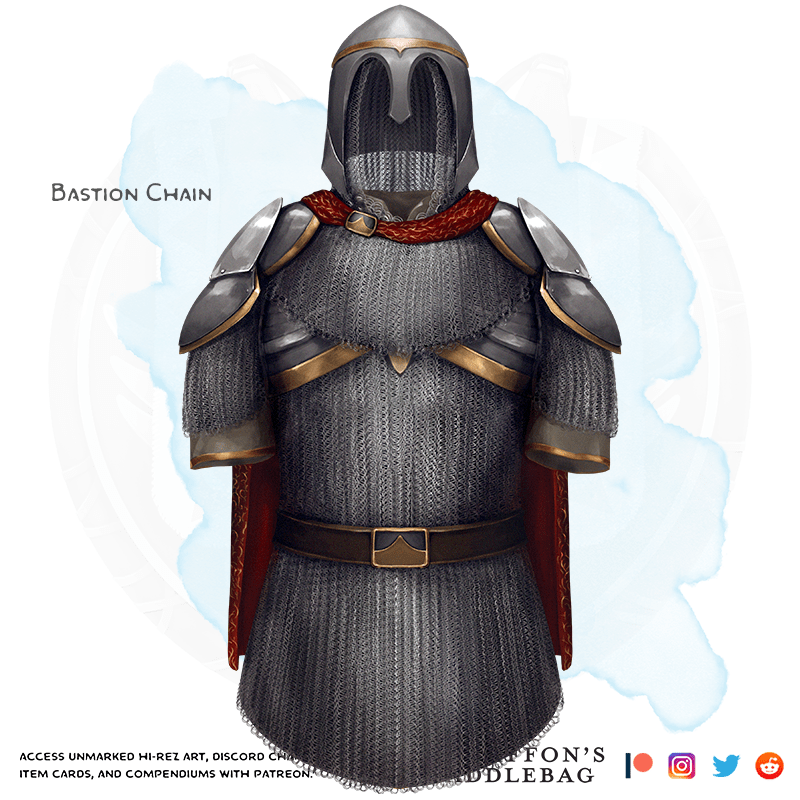 {The Griffon's Saddlebag} Bastion Chain Armor (chain mail) r
