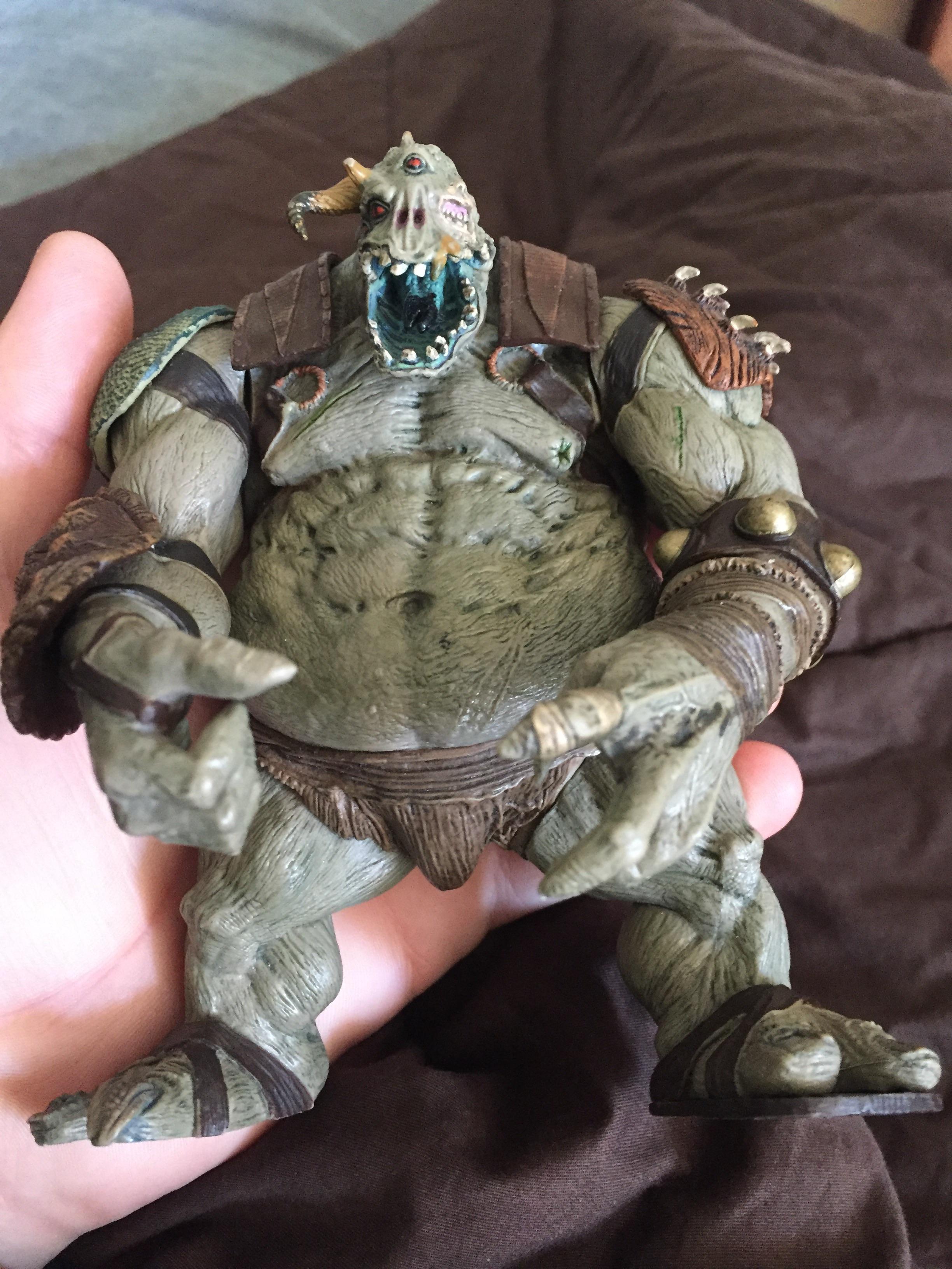 This weird troll action figure. Looks like it’s missing a horn. r