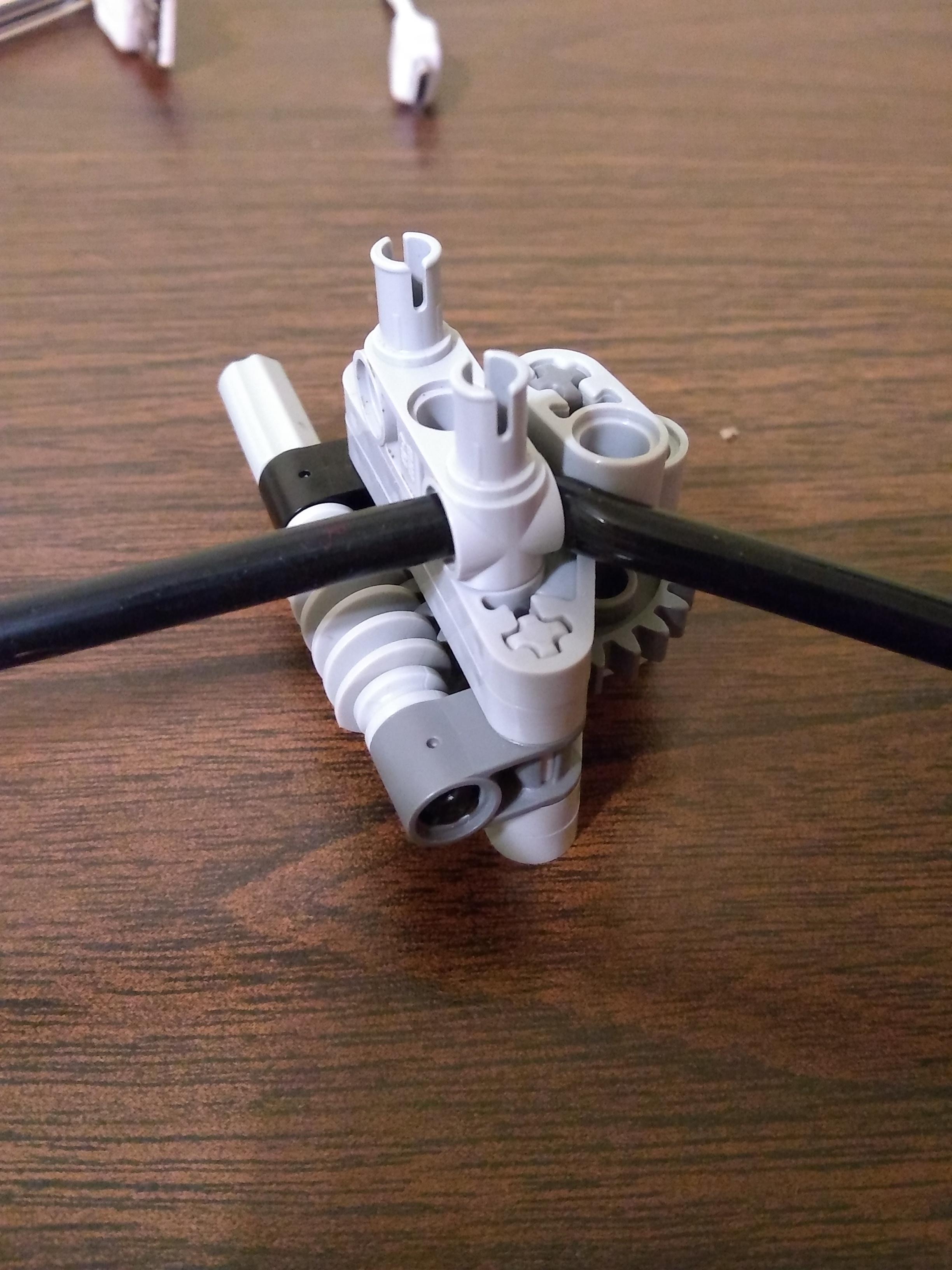 Pneumatic builders you can use a worm gear drive for a variable