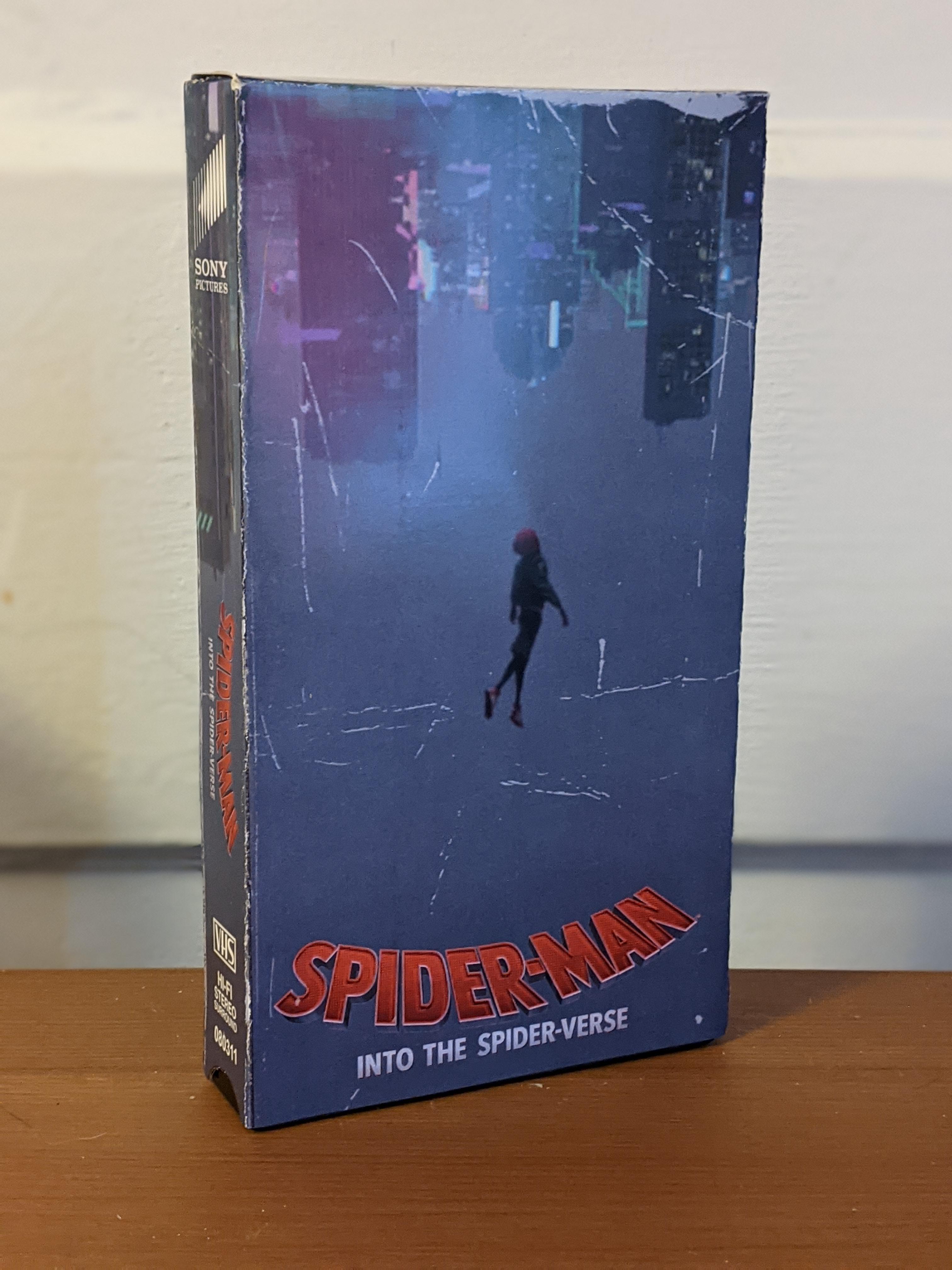 Made another custom VHS tape Into the SpiderVerse! r/VHS