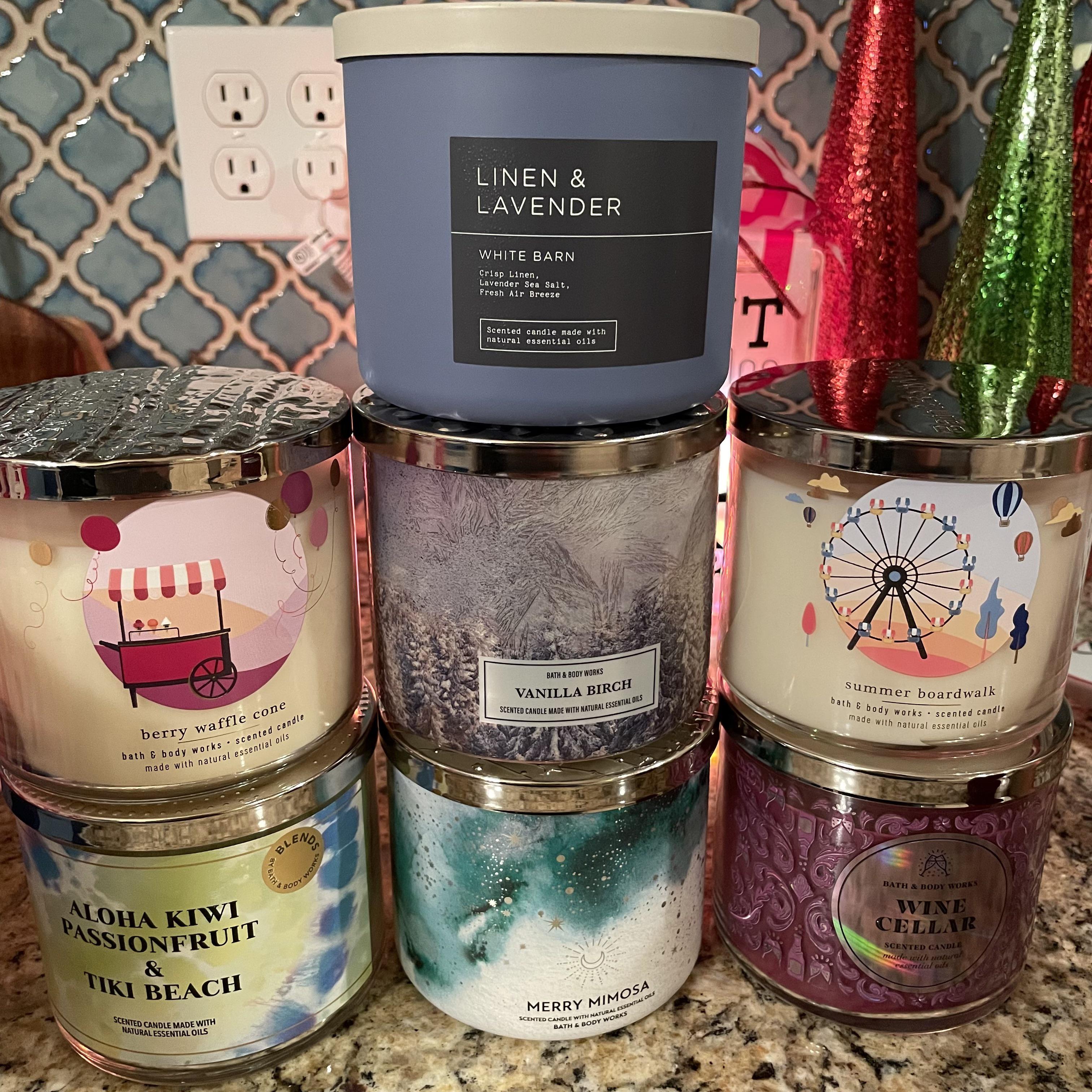 My Candle Day picks! Not pictured a Christmas candle sleeve r