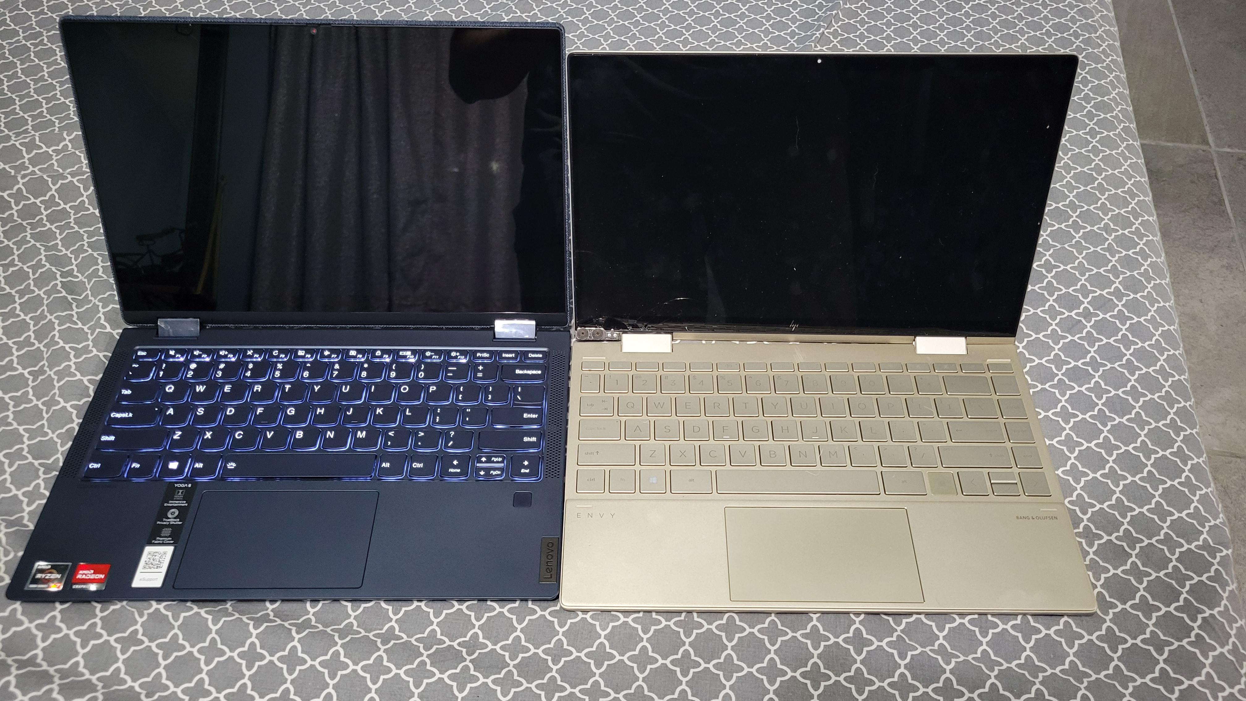 HPs hinge broke within a year, got this yoga 6 for less with the double