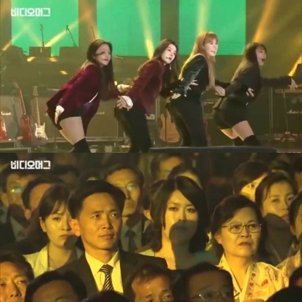 North Koreans' reaction to kpop band Red Velvet's performance r